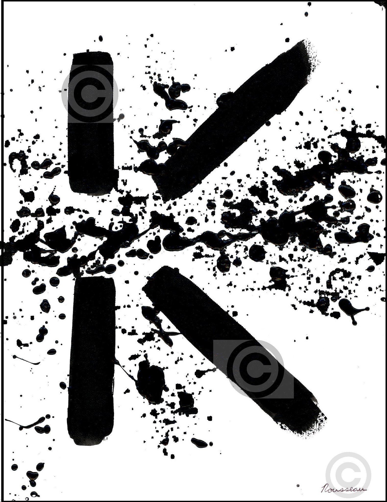 Blown-Up Alphabet #18
