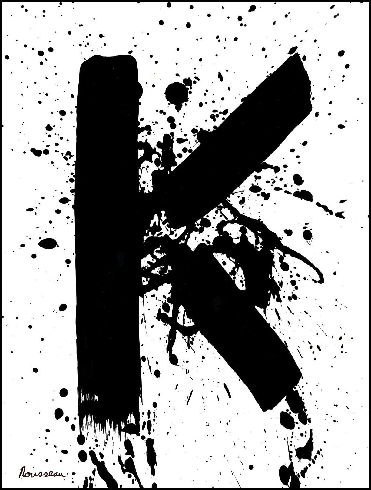 Blown-Up Alphabet #50