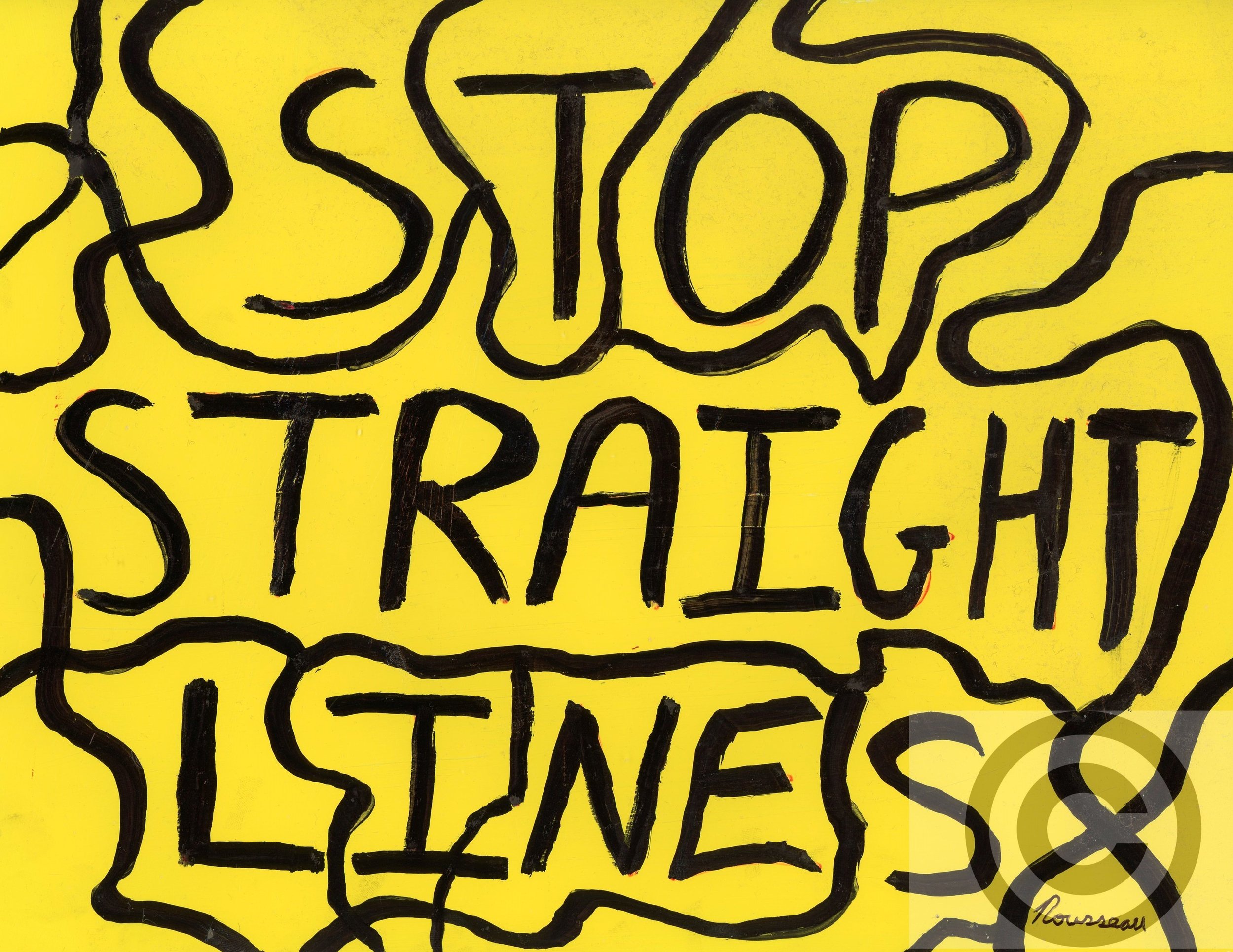 Not a Good Sign: Stop Straight Lines