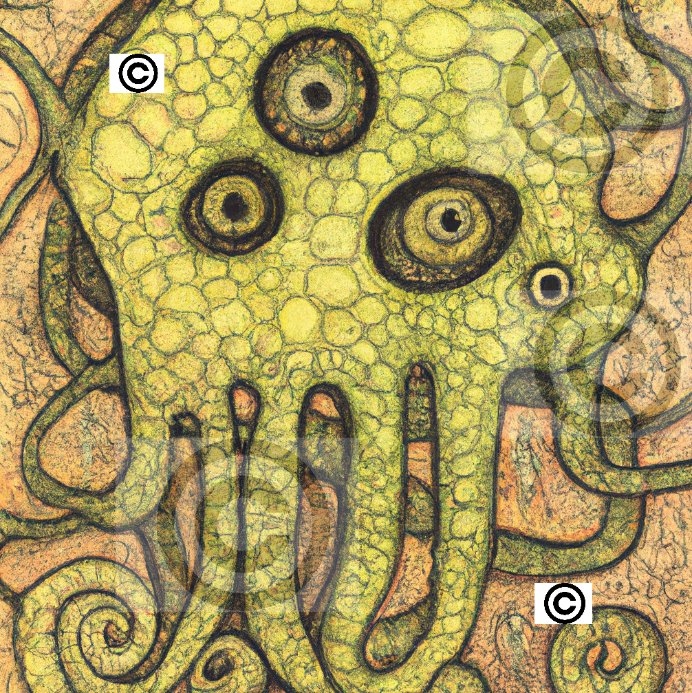 AI Art: Shoggoth by Paul Klee — AffordableModernArt