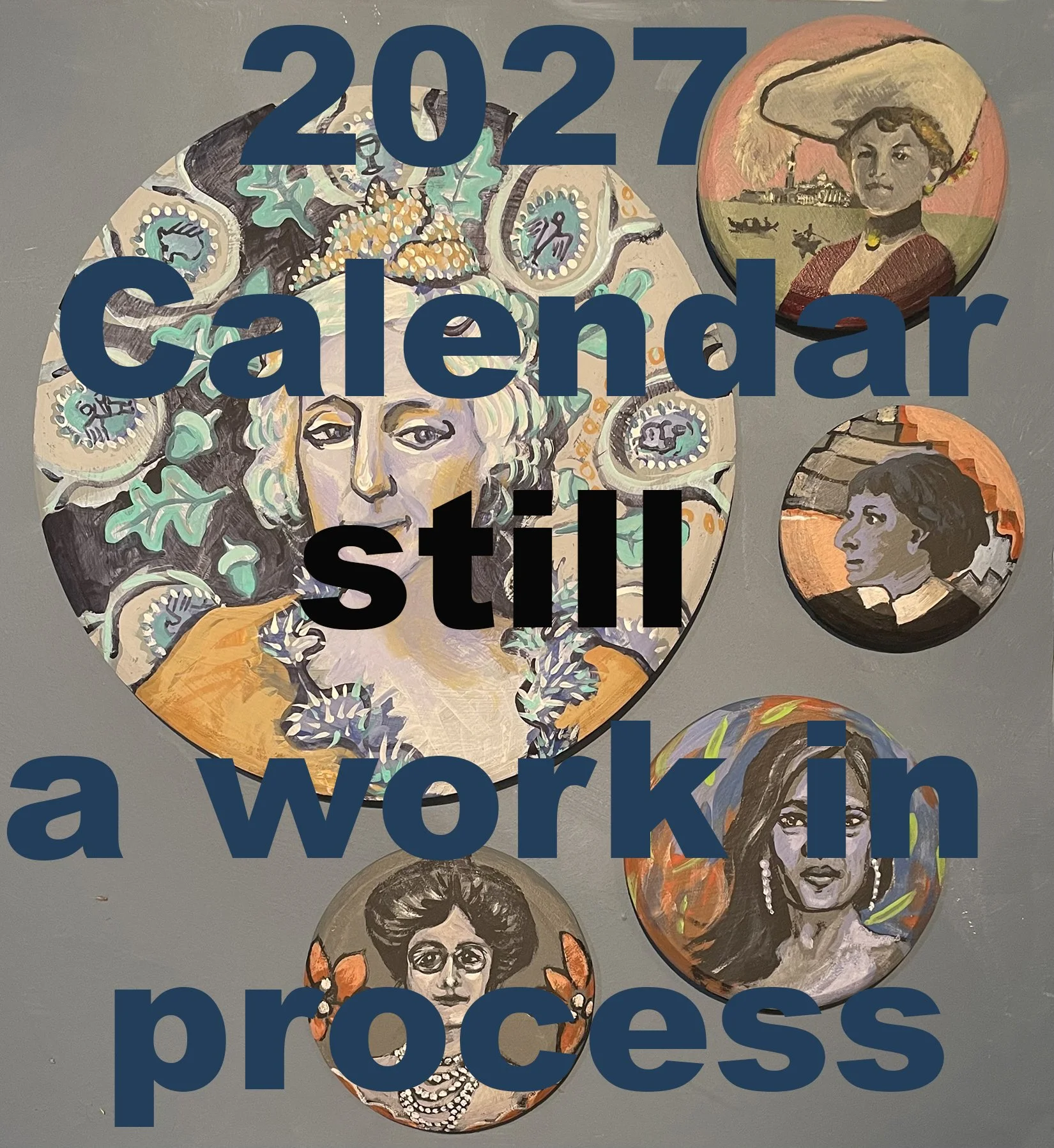 Pre-order 2027 Studio wall Calendar- WOMEN WHO MADE WORLDS