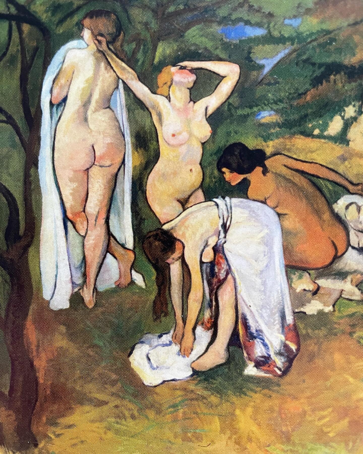 The spring equinox has me thinking about the eternal spring chick- the fabulous painter and model Suzanne Valadon #famousforgottenartist Her Joy of Life at the #metropolitanmuseum was painted in 1911 and scandalously dismissed the social censors ( wi