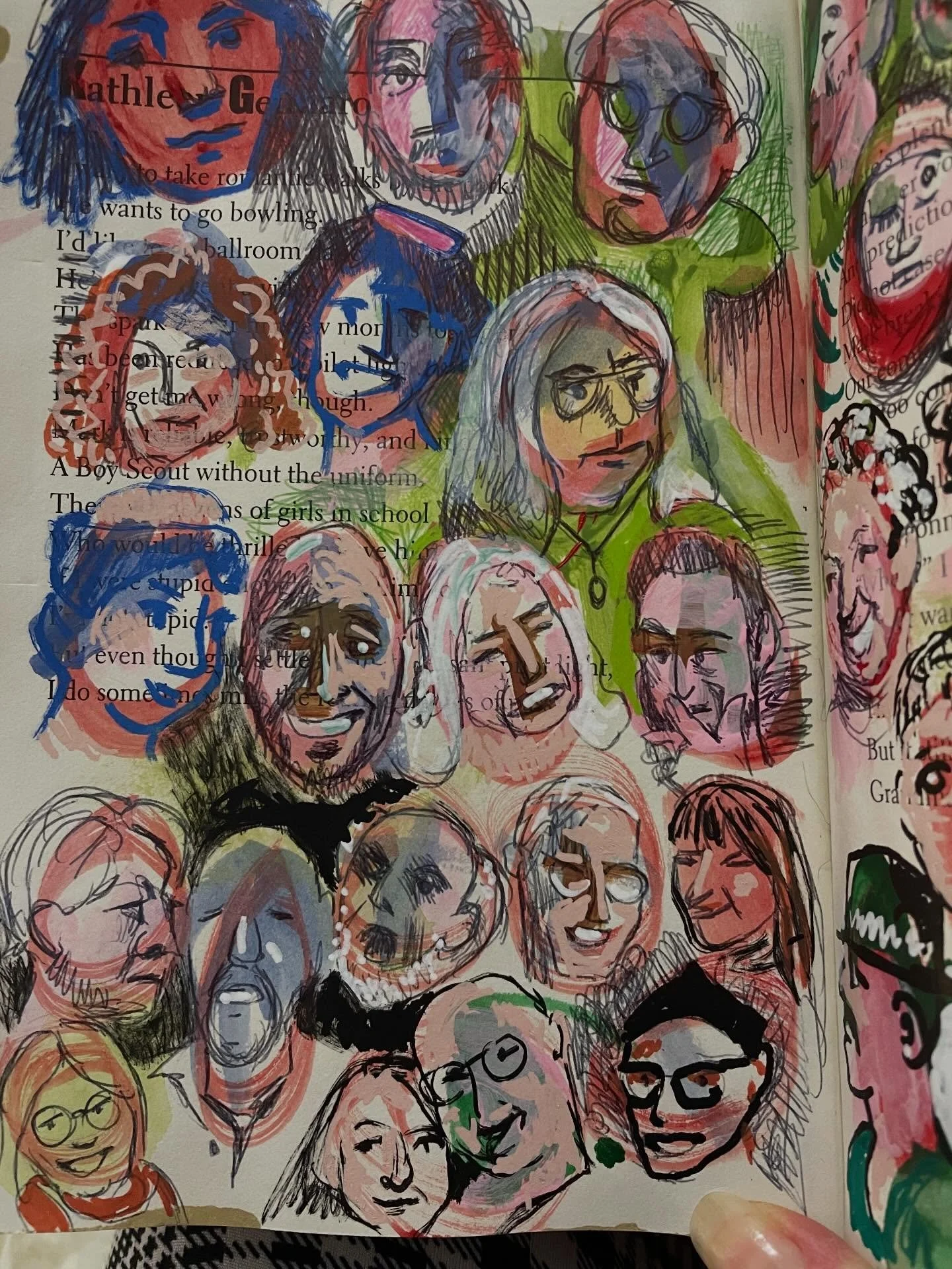 Sketch book practice- #oneweek100people2026