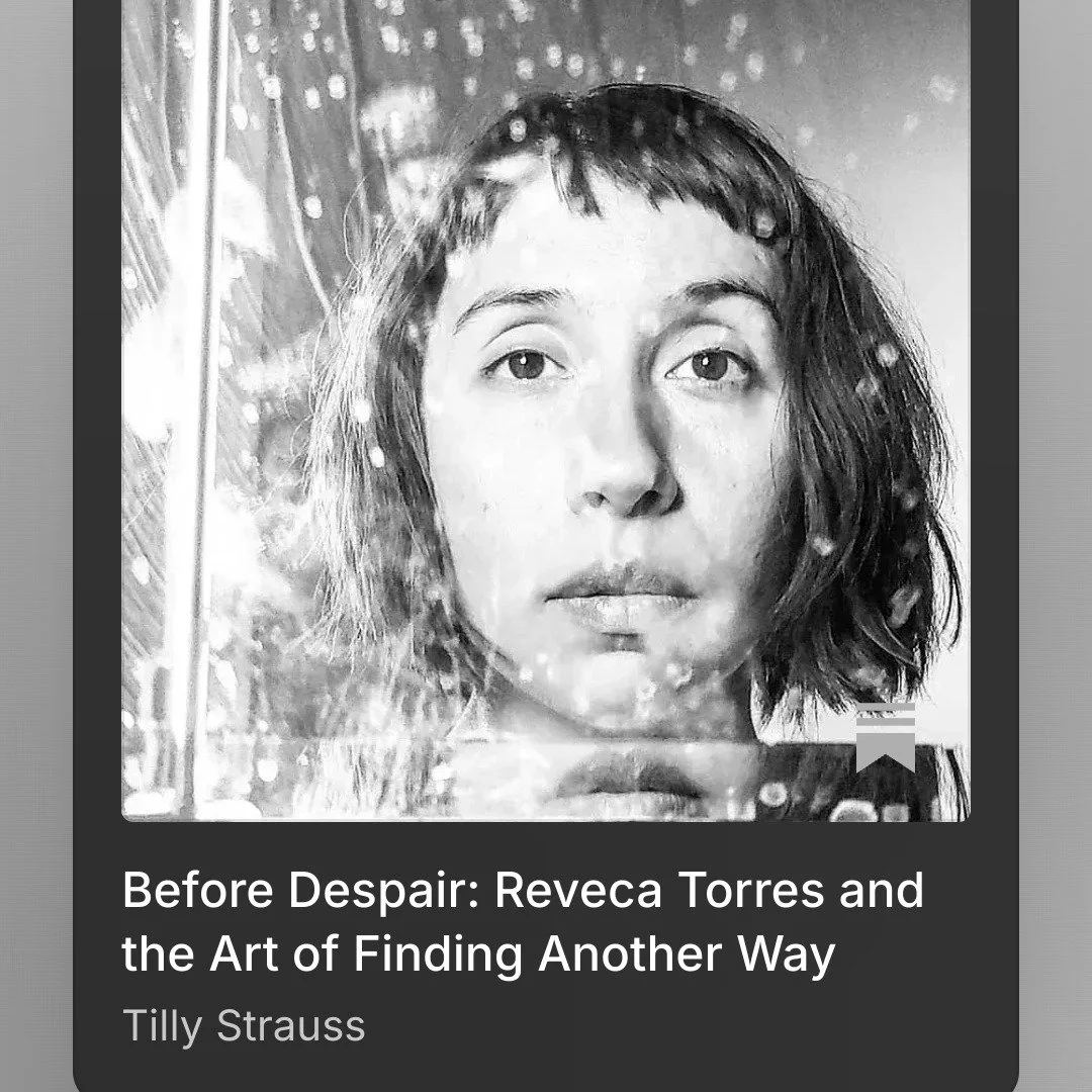 From my accountability coaching. We recognize the fallacy of limitations. Artists show us the way to overcome.
#revecatorres #nodespair #youcandoit