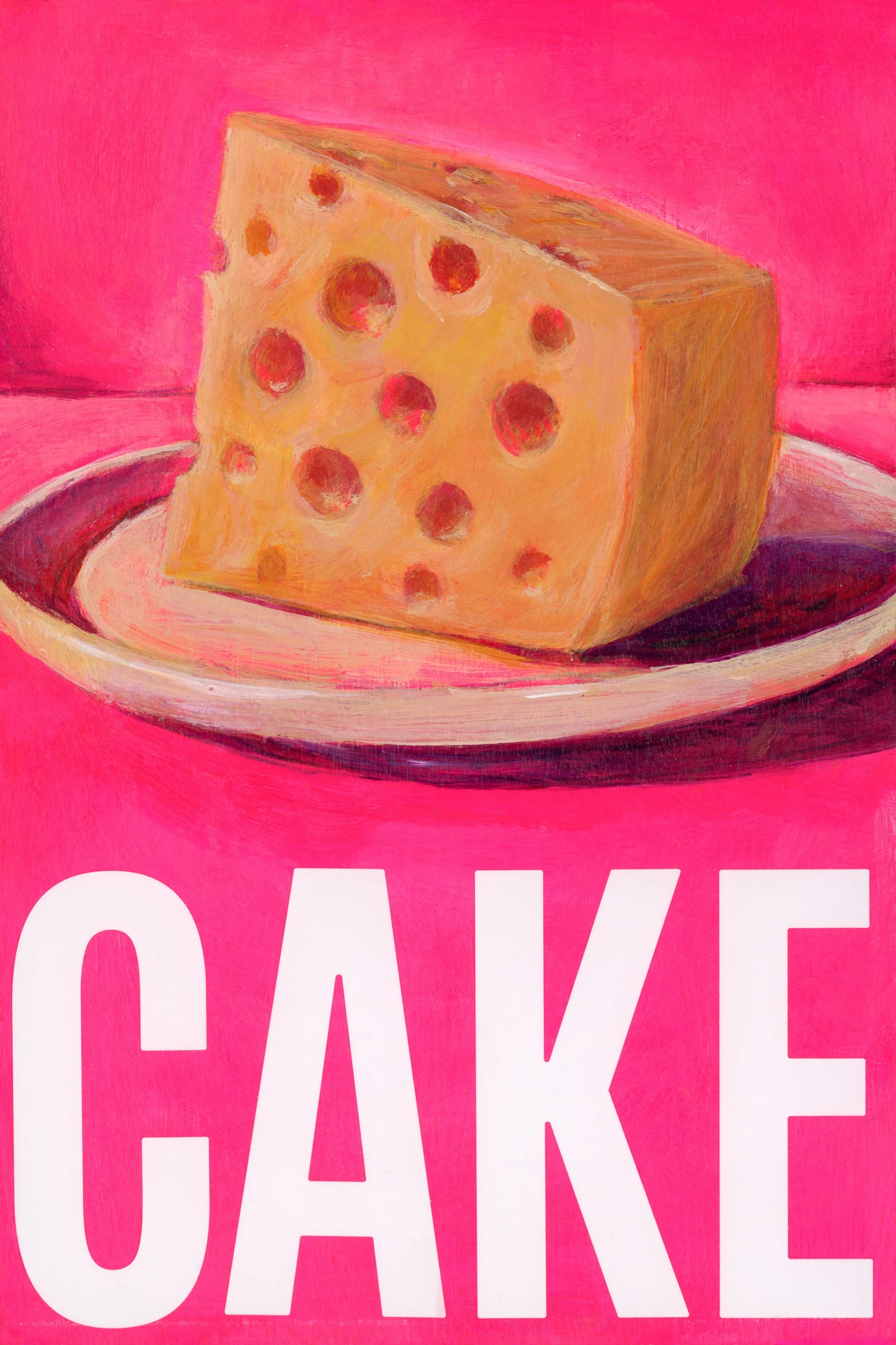 Cheese Cake, 4"x6" - 🔴 SOLD