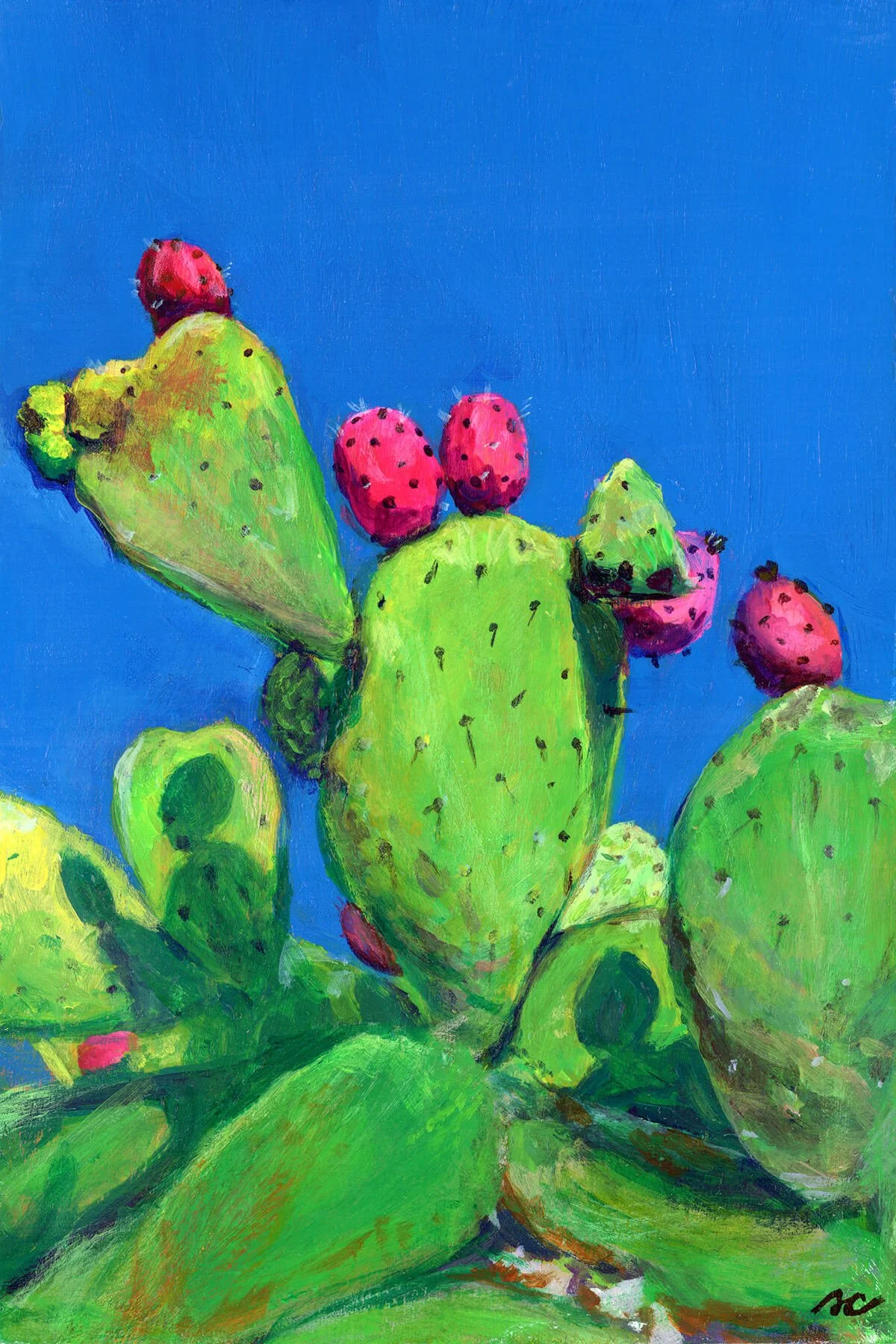 Mar Vista, Cactus, 4"x6" - 🔴 SOLD