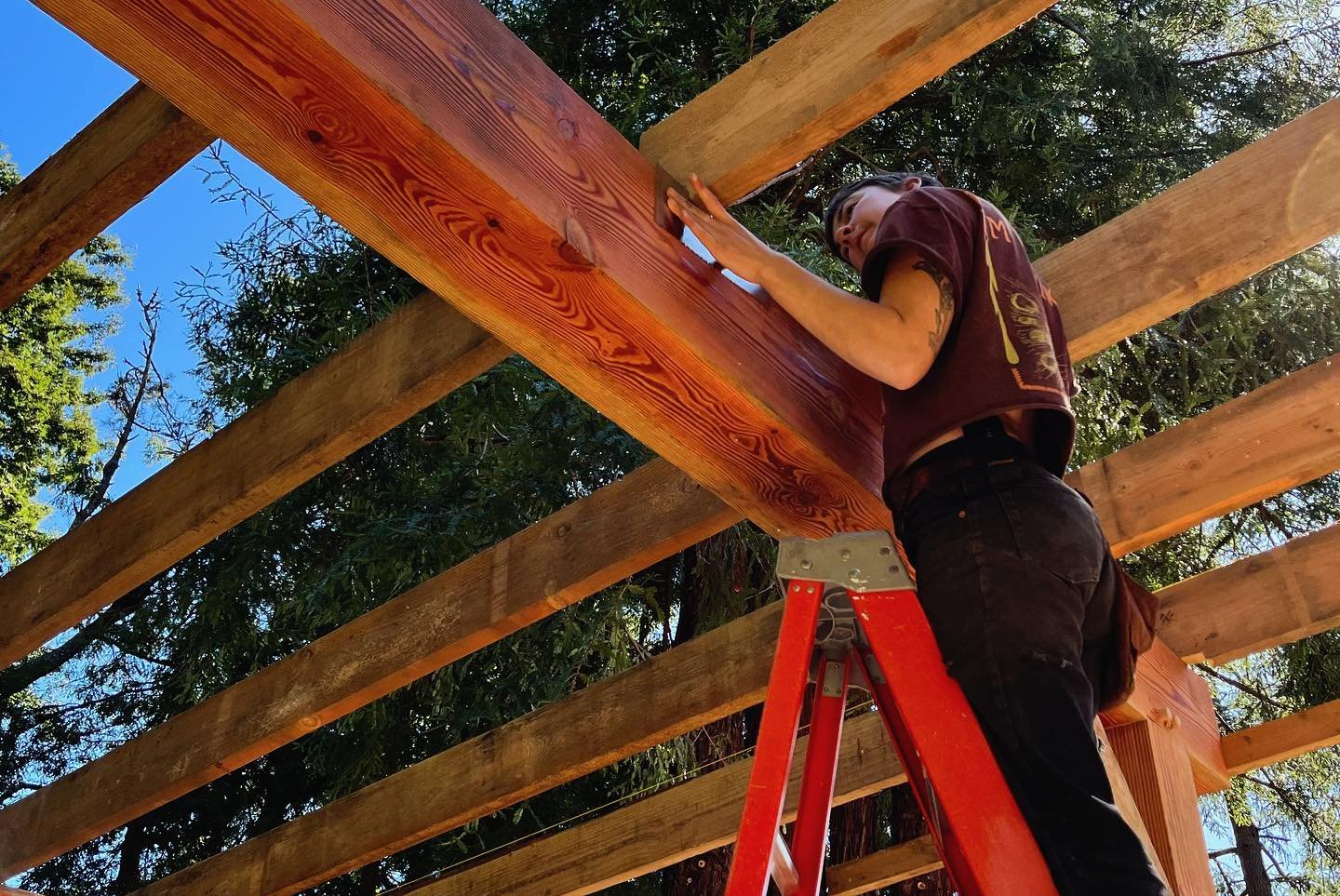 This Spring we are offering a hybrid between a workshop and work party, with the focus on learning through doing. In the May 24-28 Natural Building Camp we will be focusing on wall insulation, primarily in the form of redwood bark clay infill, but wi