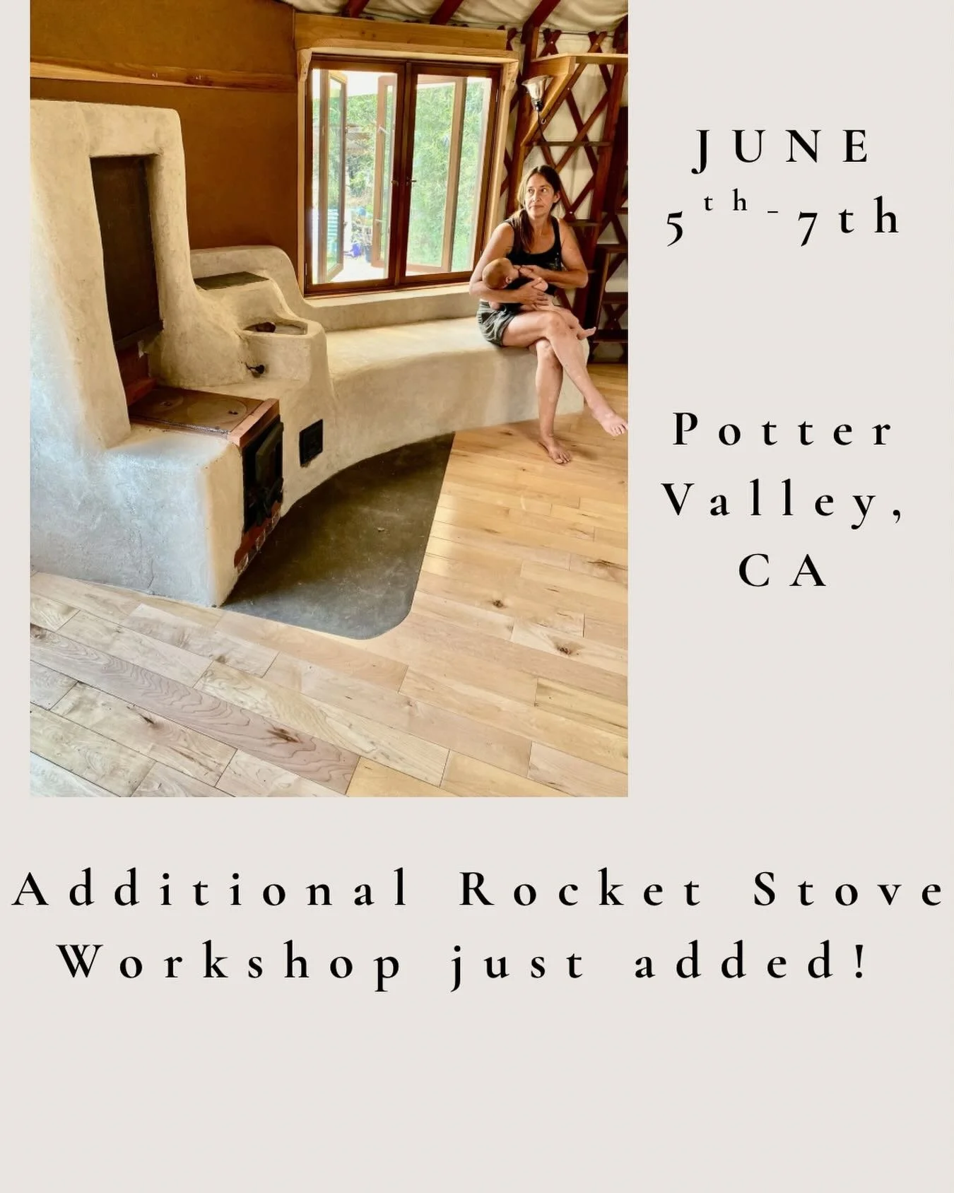 NEW Rocket Stove Workshop just added!
The March workshop filled so fast we decided to add a second one to the calendar.  June 5th, 6th &amp; 7th.
Pitter Valley, CA
Taught by Kirk (Donkey) Mobert @sundogbuilders , and Sasha Rabin.
In Potter Valley, CA