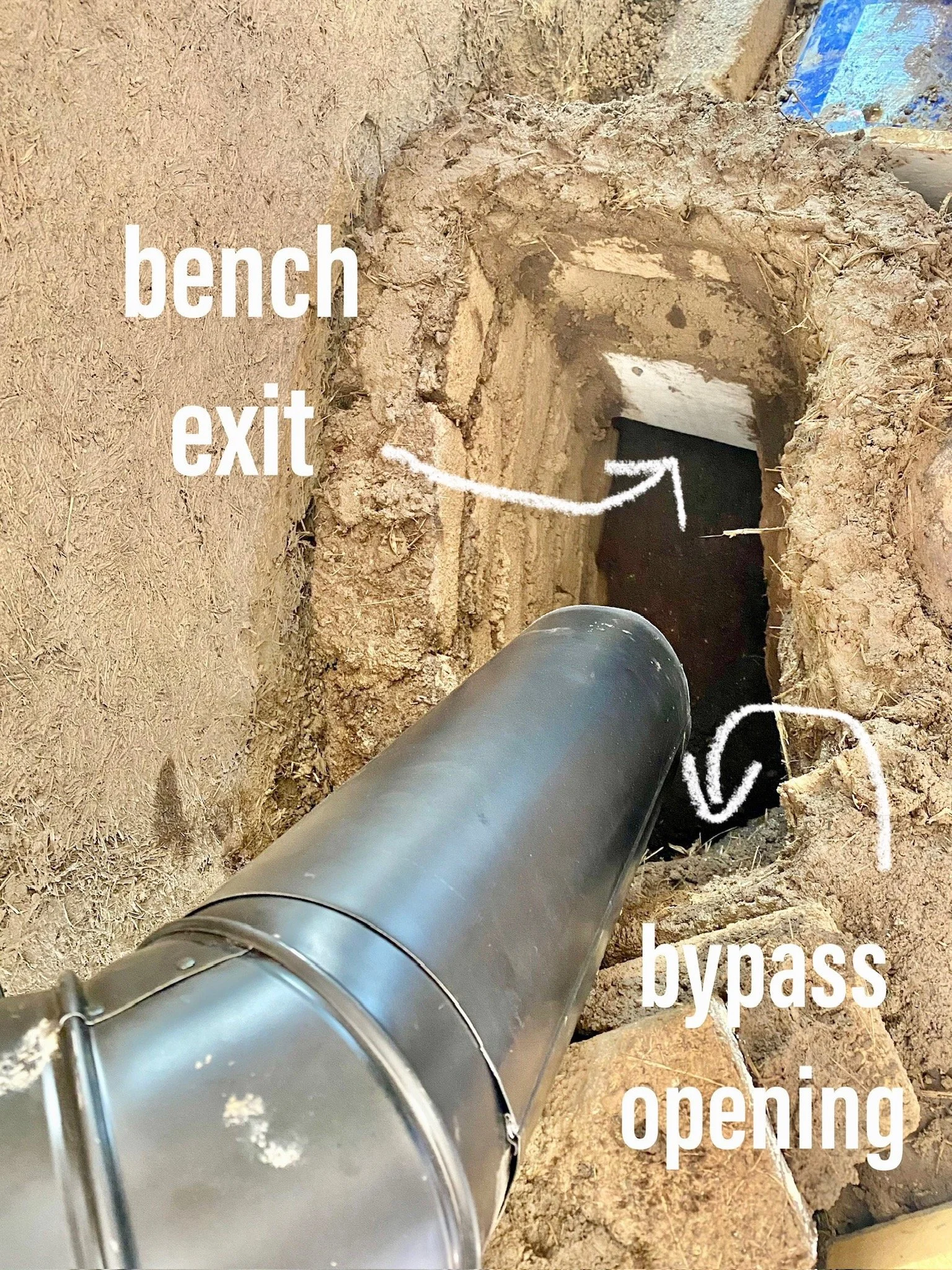 One of the key factors to success is having a bypass option, so when you are first starting your fire, and system has not yet heated up, your flue gasses are going directly out, and not being pushed through the bench.  Once the system heats up, and y