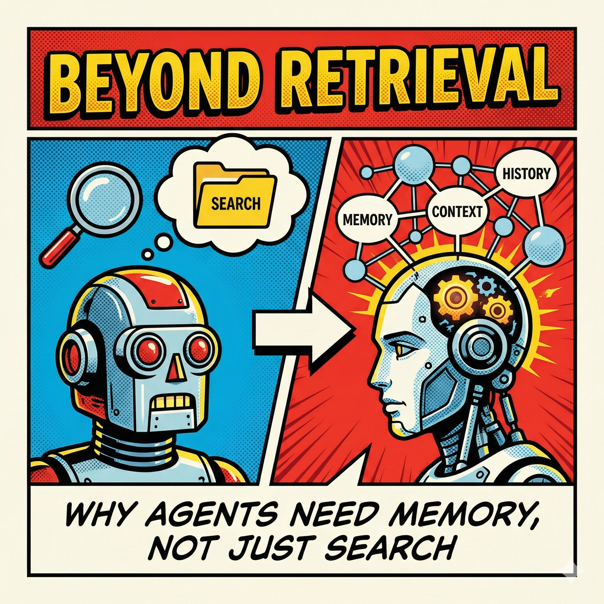 Beyond Retrieval: Why Agents Need Memory, Not Just Search