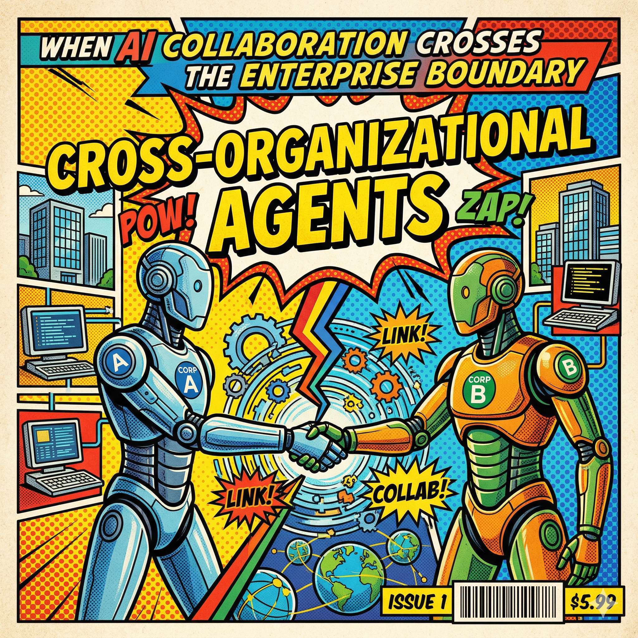 Cross-Organizational Agents: When AI Collaboration Crosses the Enterprise Boundary