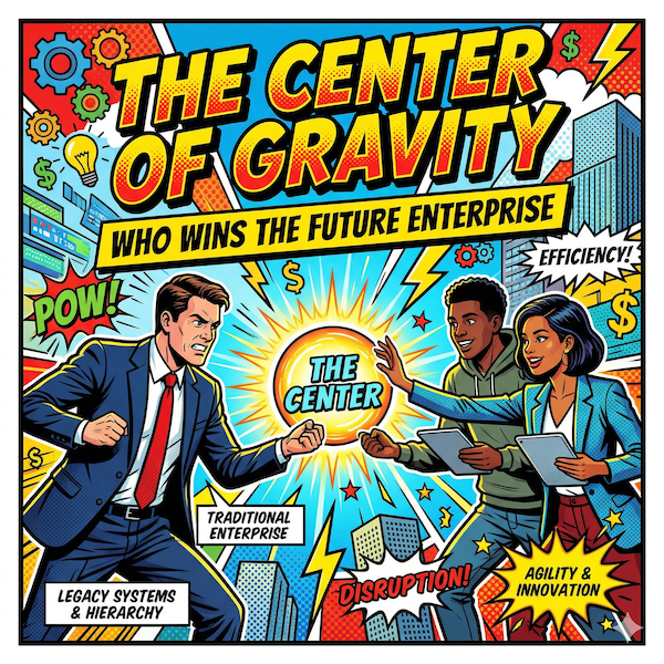 The Center of Gravity: Who Wins the Future Enterprise