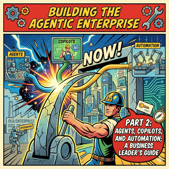 Building the Agentic Enterprise, Part 2: Agents, Copilots, and Automation; A Business Leader's Guide