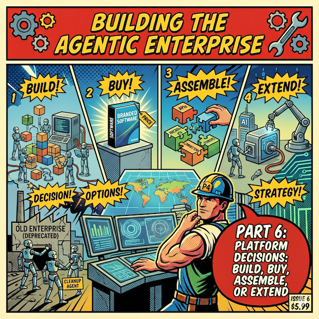 Building the Agentic Enterprise, Part 6: Platform Decisions: Build, Buy, Assemble, or Extend