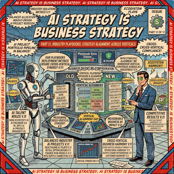 AI Strategy is Business Strategy, Part 11: Industry Playbooks; Strategy Alignment Across Verticals