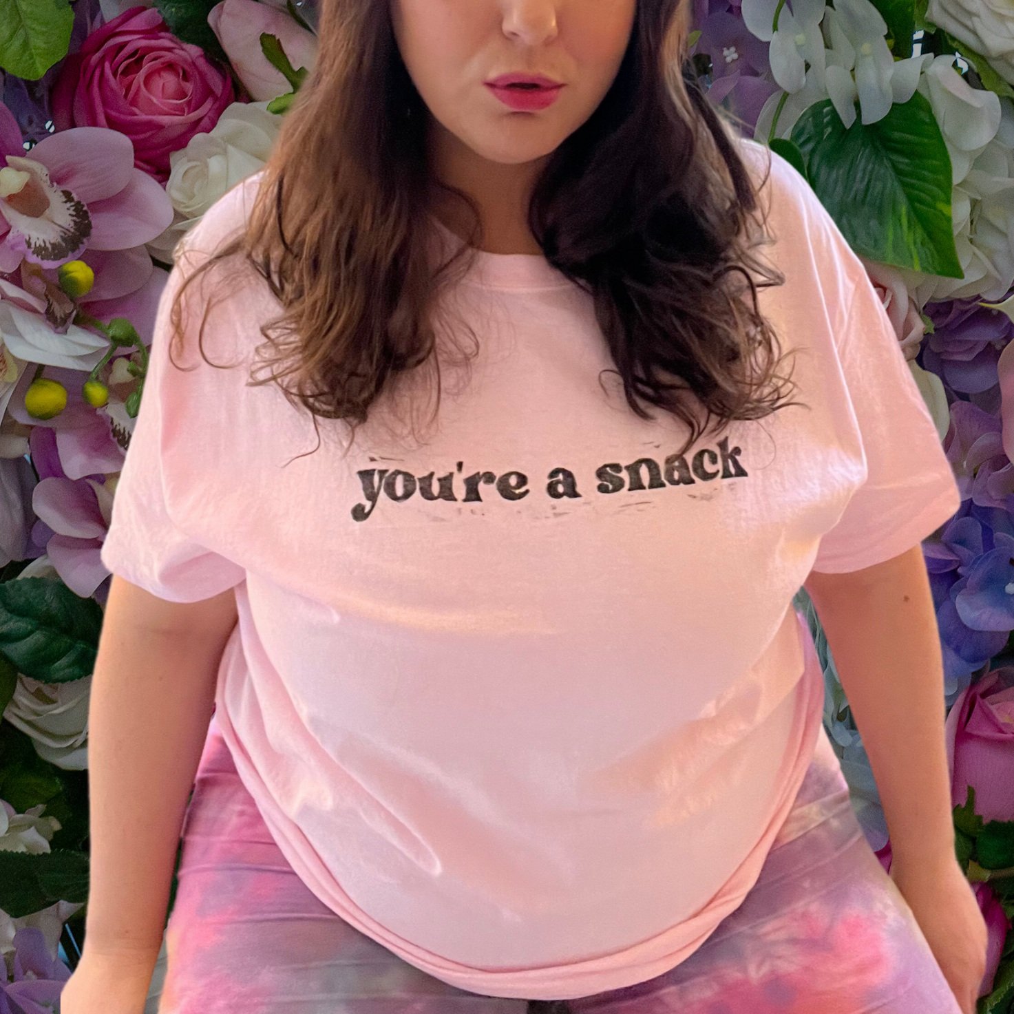 💖 *SPECIAL EDITION* YOU'RE A SNACK TEE in PINK 💕