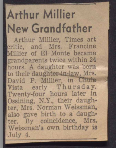 Newspaper clipping 