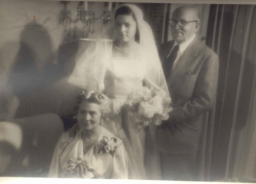 Mojave with her parents, Arthur & Francine
