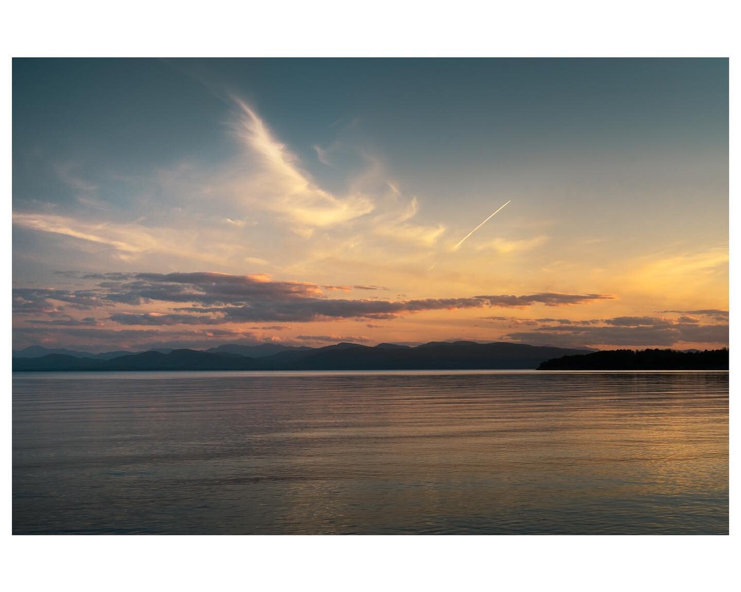 Cloud party over the Adirondacks.