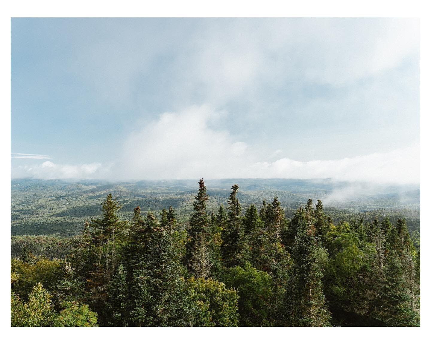 spruce mountain fire tower before the leaves turned