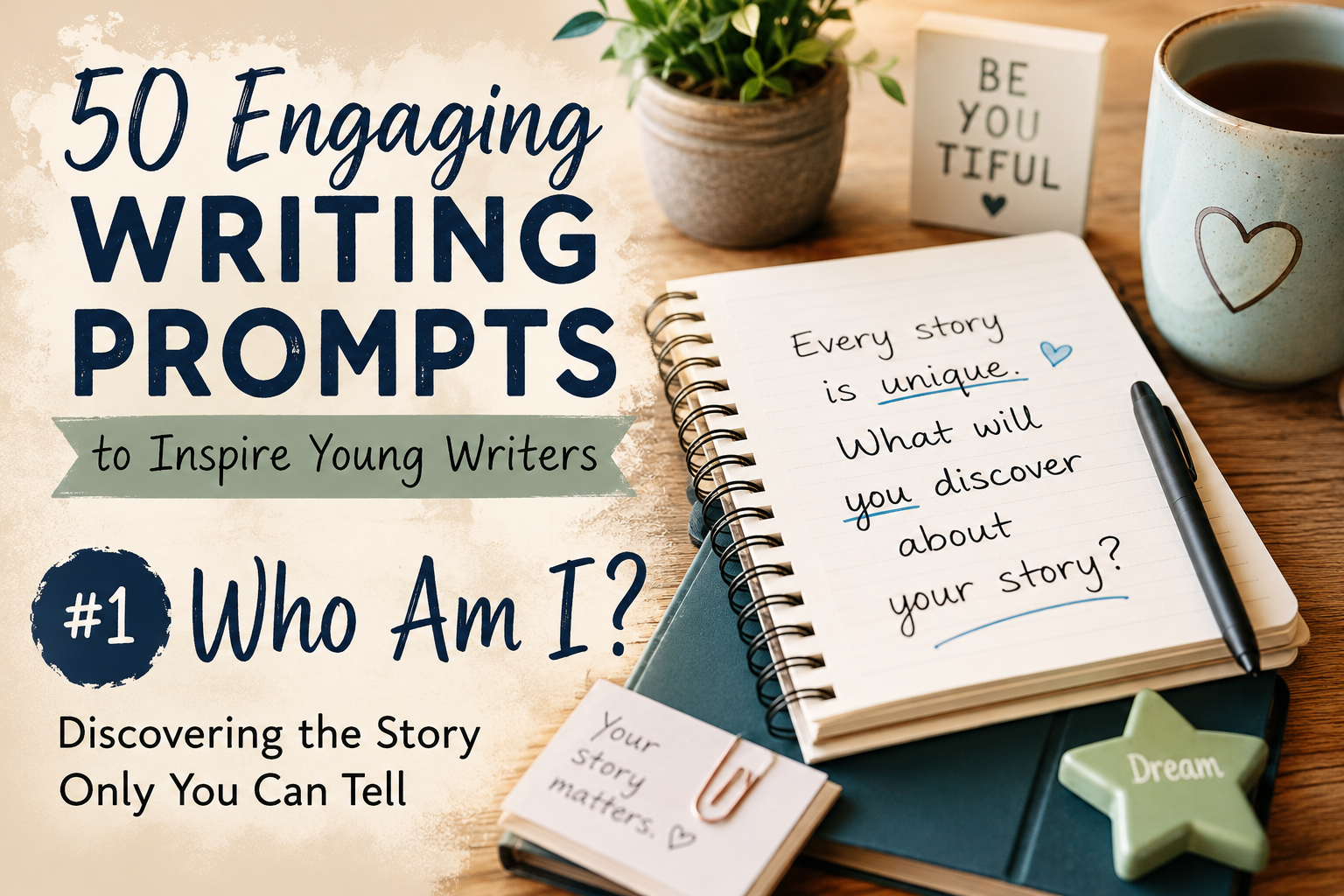 50 Engaging Writing Prompts #1 Who Am I?