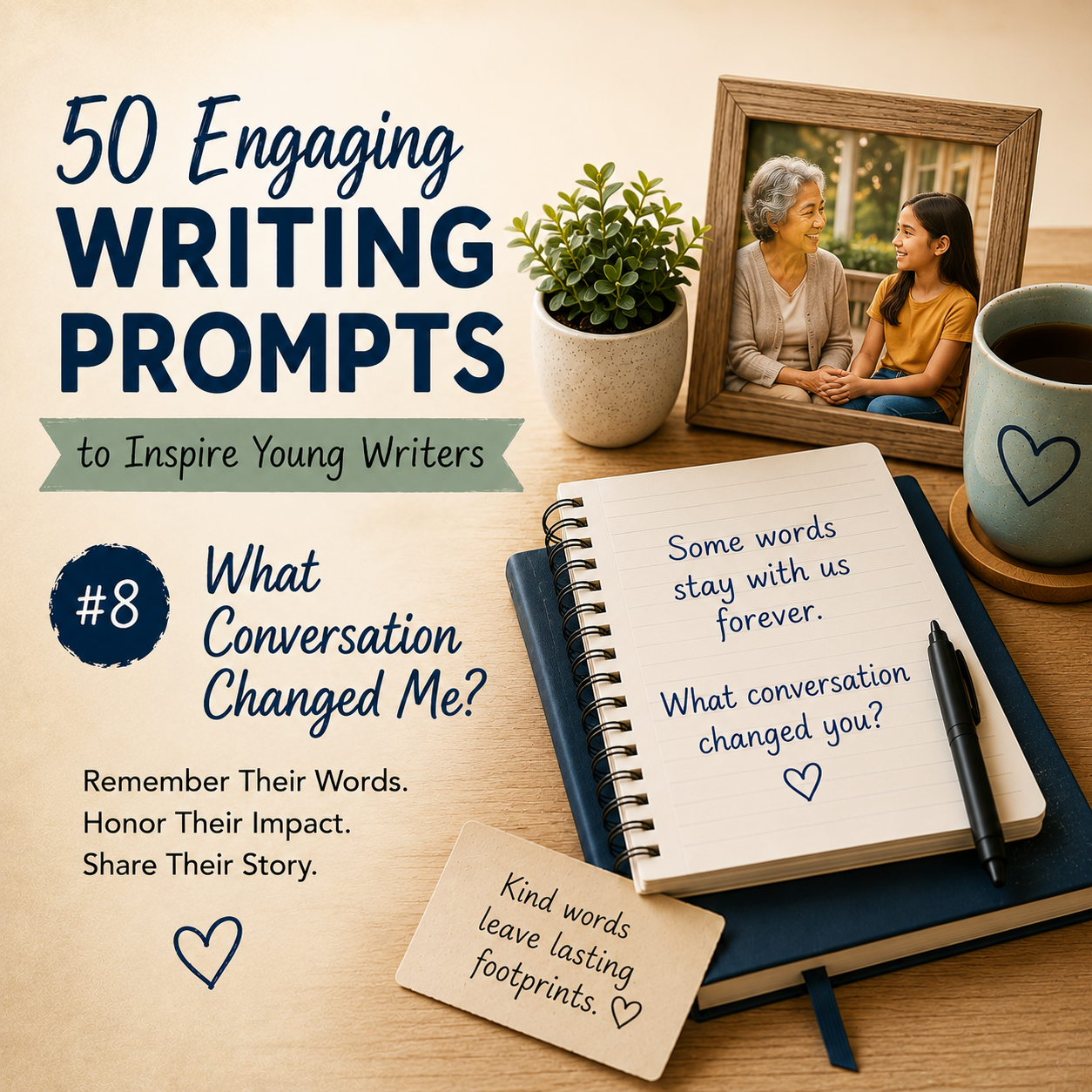 50 Engaging Writing Prompts #8: What Conversation Changed Me?