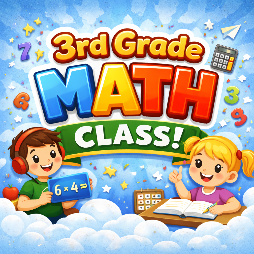 3rd Grade Online MATH Homeschool Class