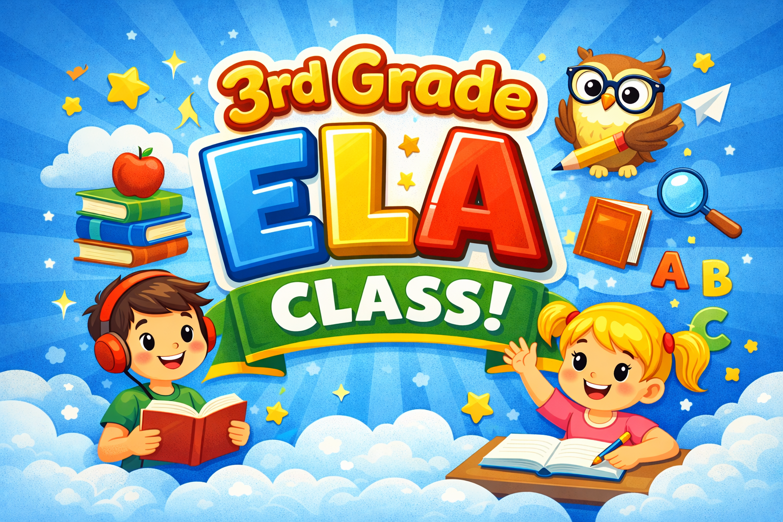 3rd Grade Online ELA Homeschool Class