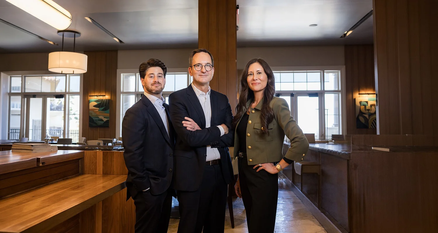 Biotech leadership team group portrait, New York City