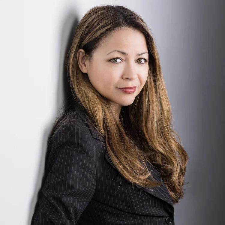 Professional business headshot of a woman in New York City