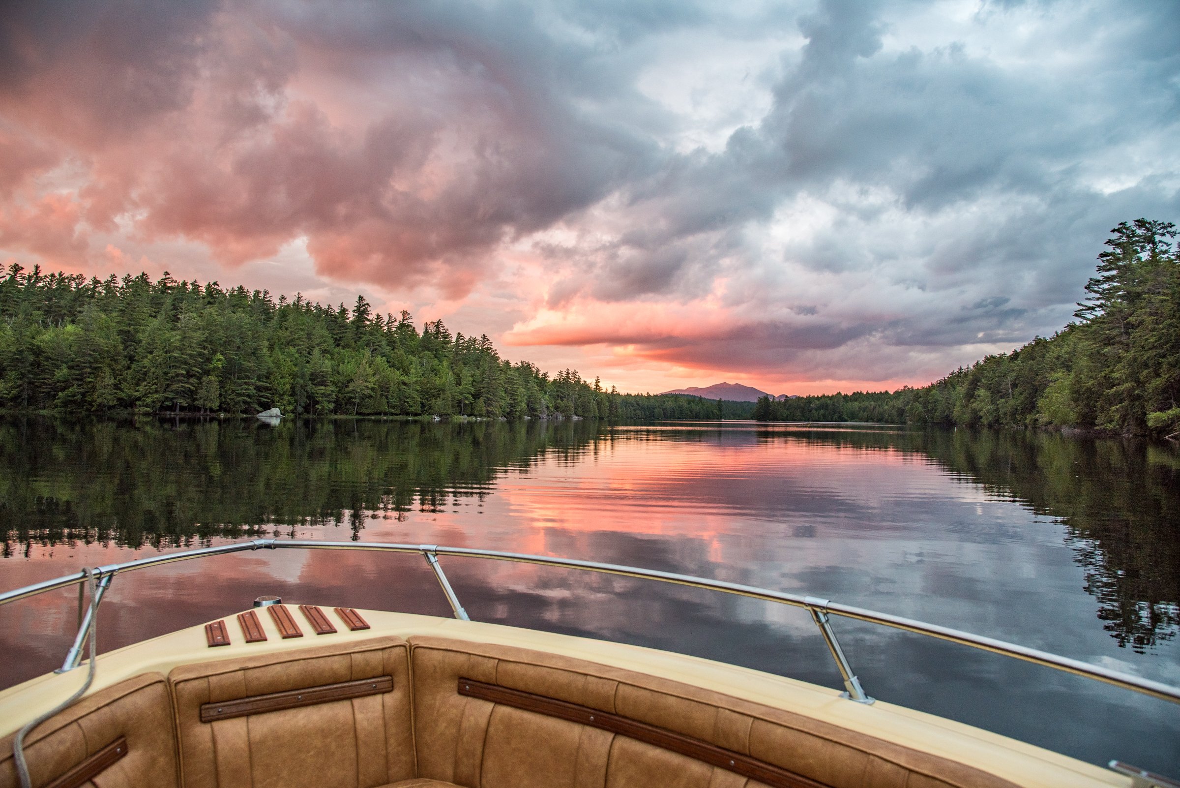 Boating in Saranac Lake