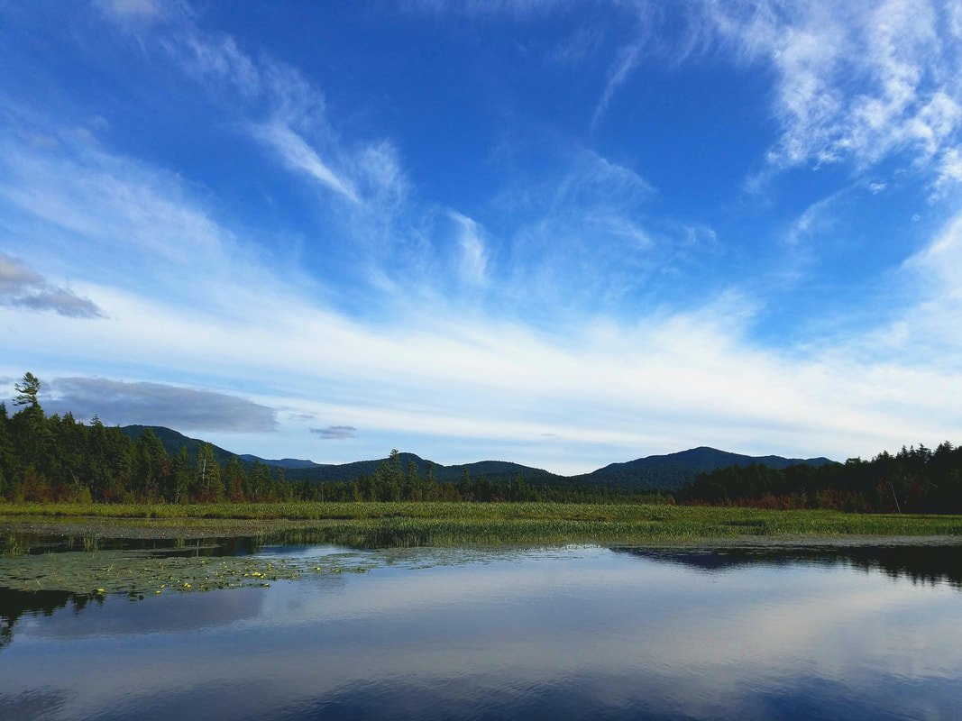 Breathtaking views from the Saranac Lake River: Between Lower and Middle Saranac