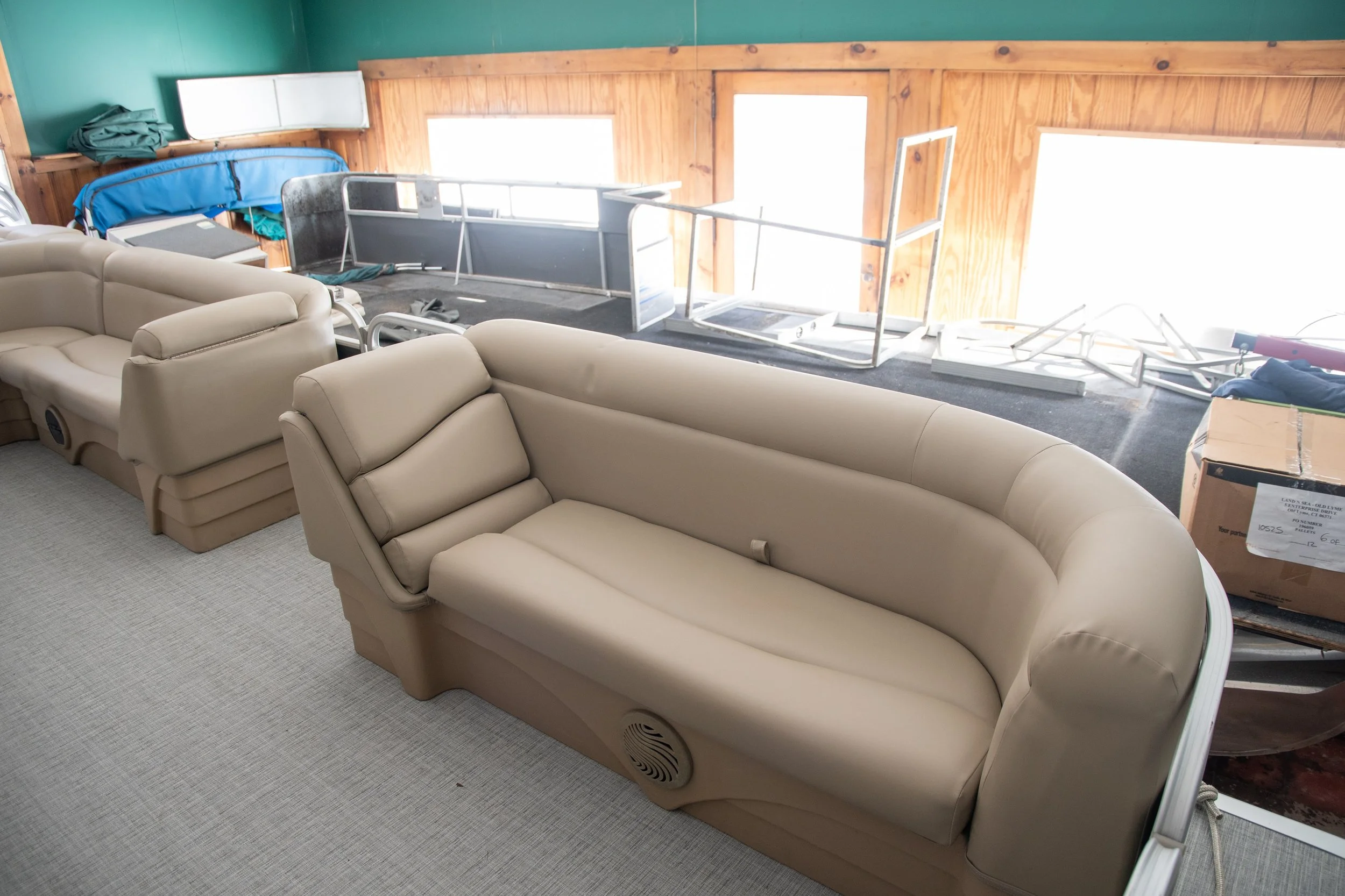 Luxury wrap around couches