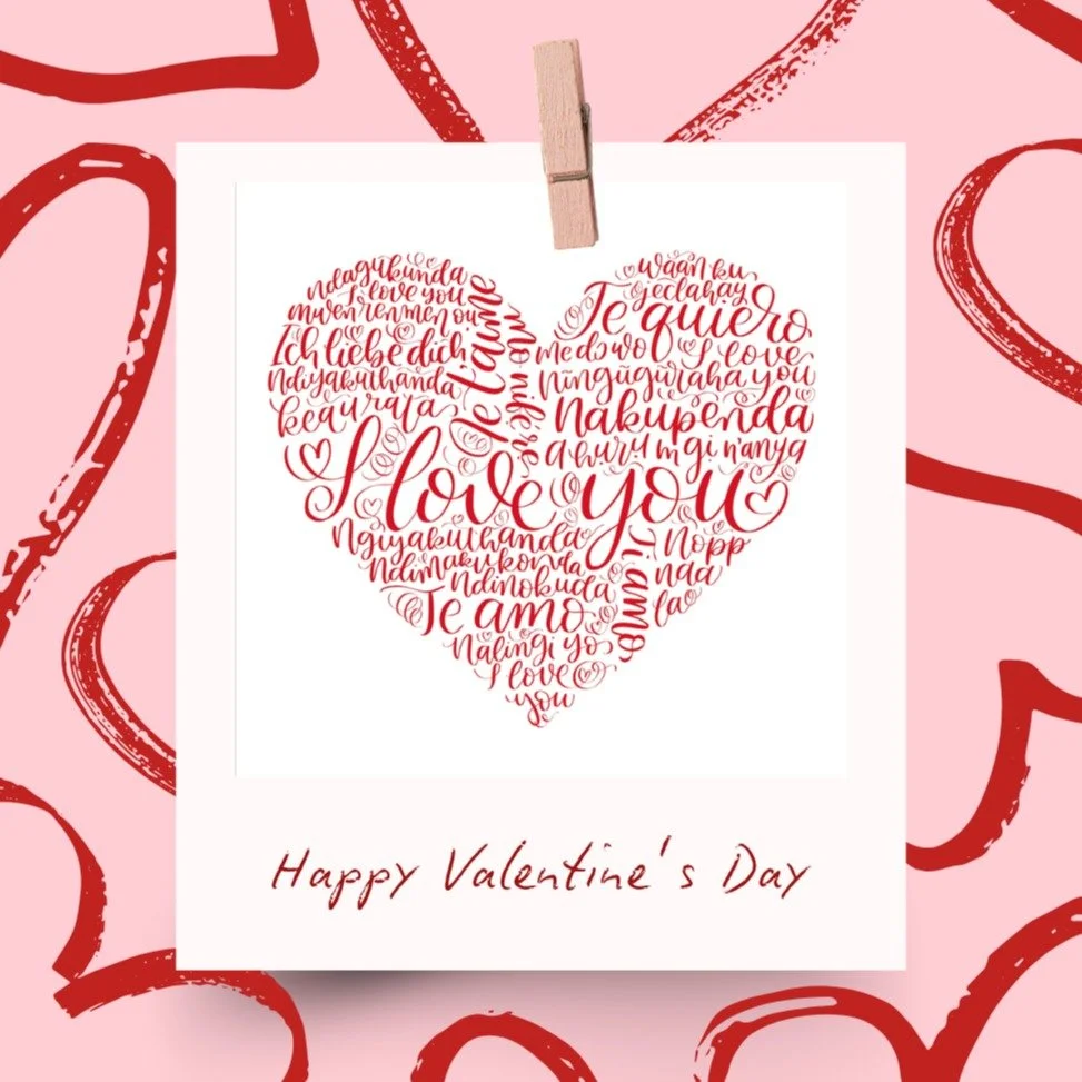 Let love be your universal language. 🌍❤️ 

Our &lsquo;I Love You&rsquo; in 20 languages card celebrates love across cultures. 

#GlobalLove #ValentinesDay #MoreLove