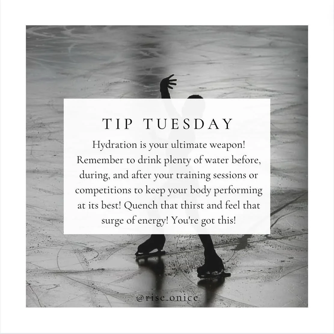 Make sure to always stay hydrated! #tiptuesday