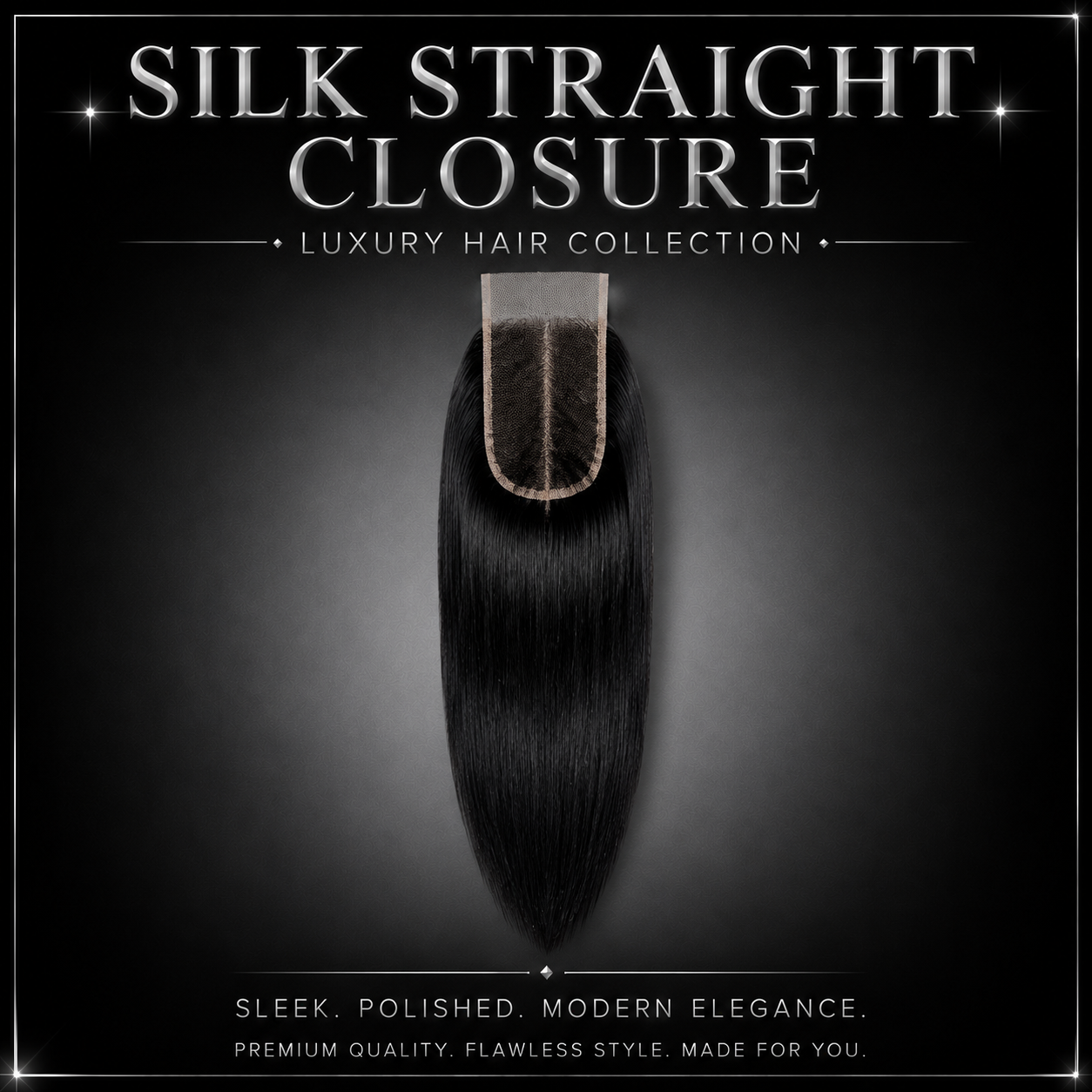 Silk Straight Closure - Luxury Hair Collection