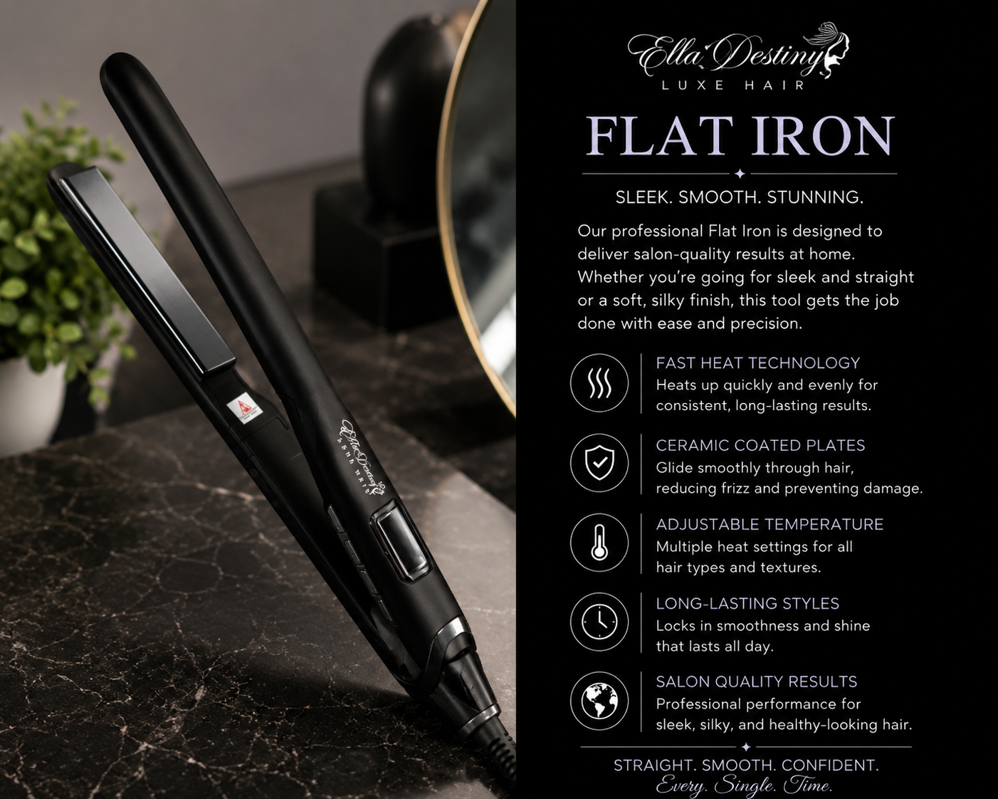 Ella Destiny Luxe Flat Iron