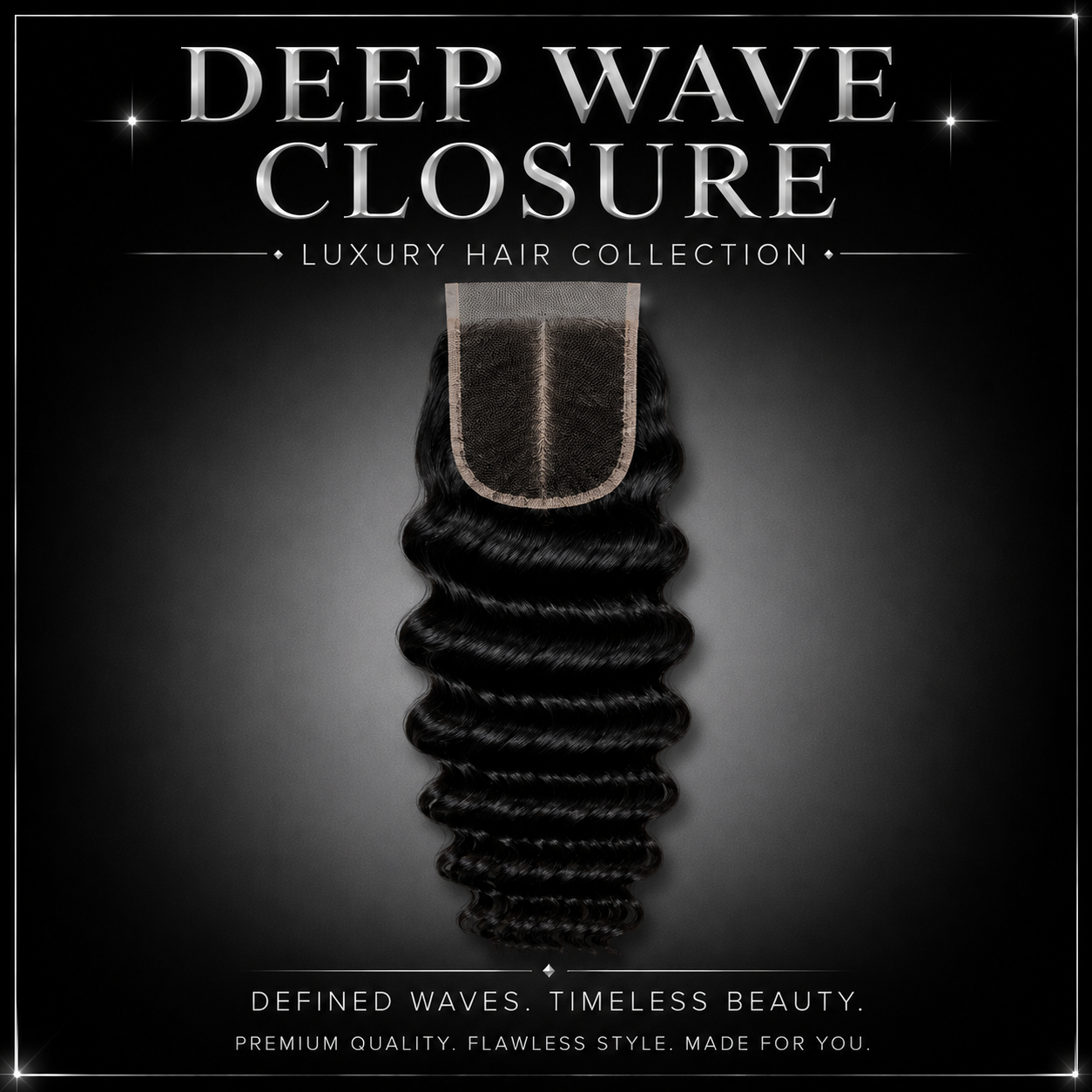 Luxury Deep Wave Hair Closure