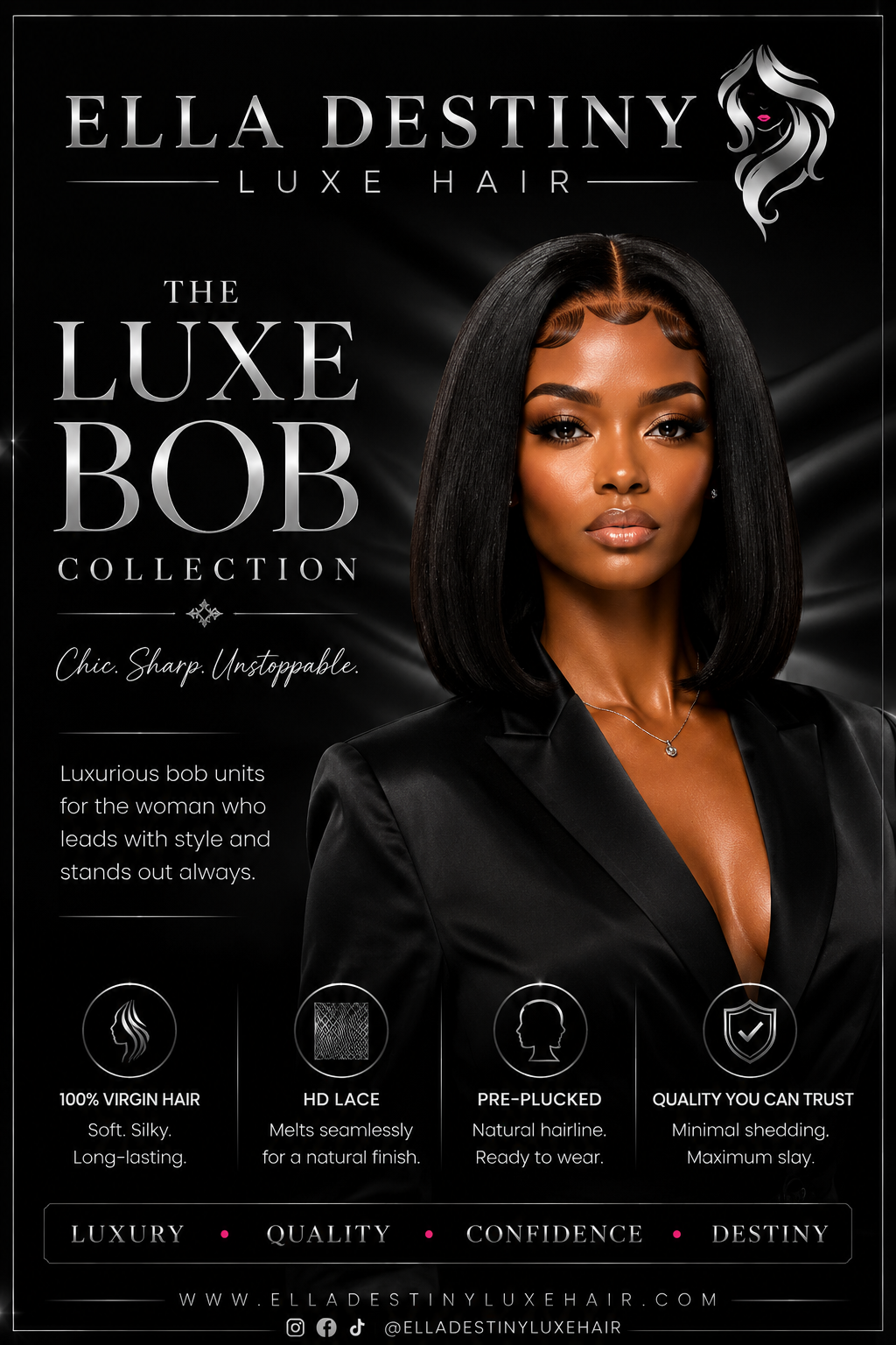 The Luxe Bob Collection by Ella Destiny