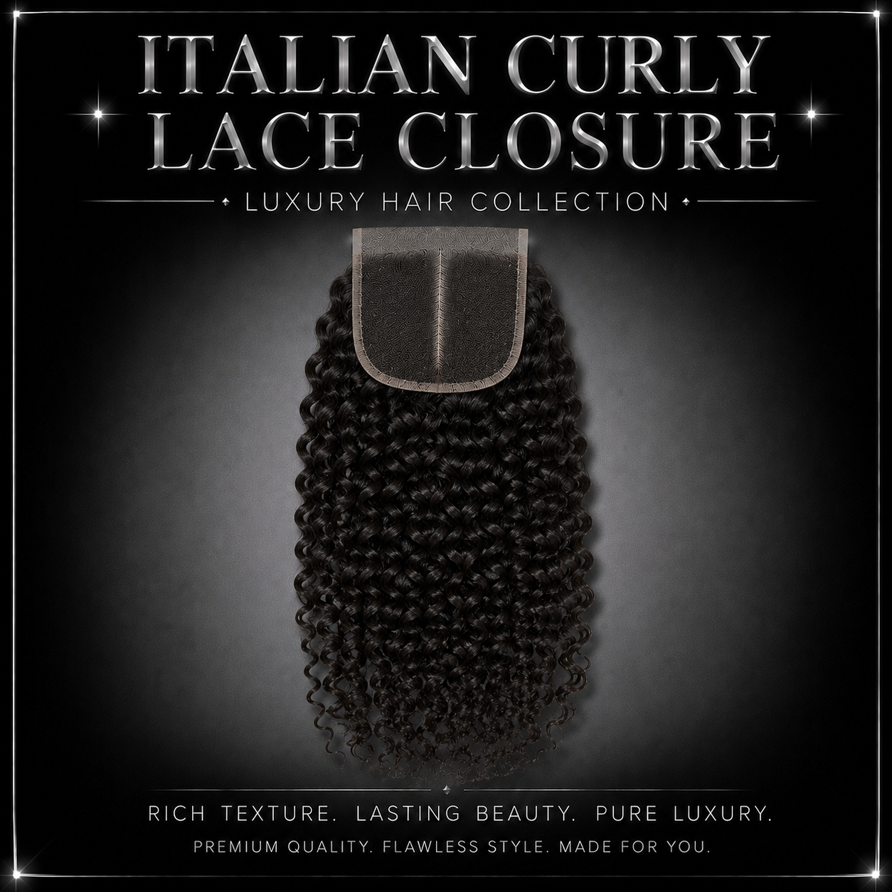 Italian Curly Lace Closure