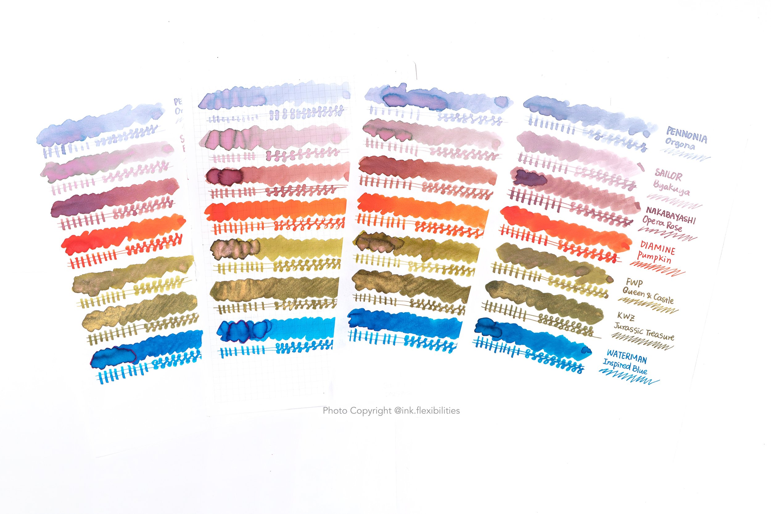 Machine 7 Tomoe River Paper Dupes? Side-by-Side Comparison of 3 Closest Candidates