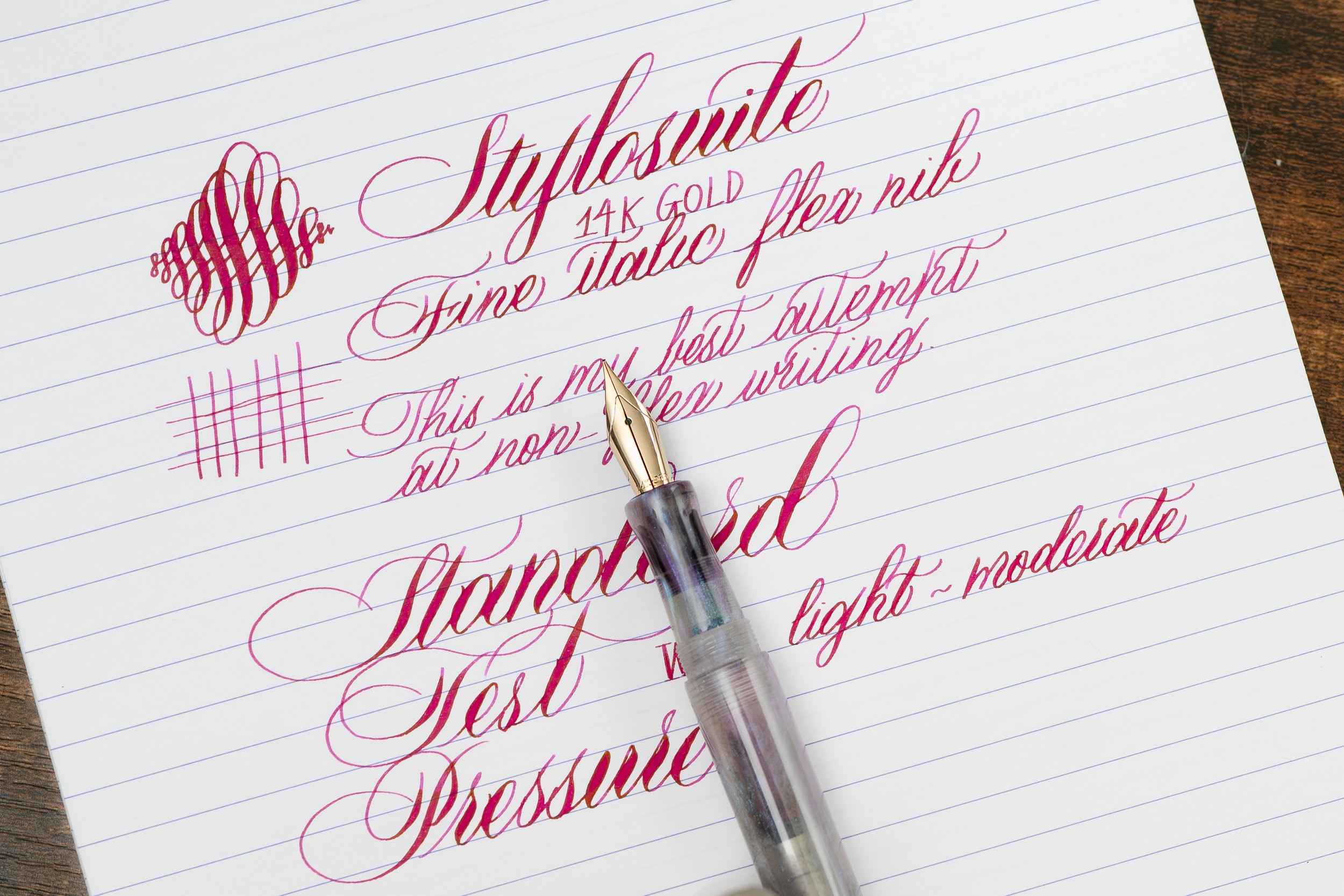 My Greatest Find at the DC Pen Show — The StyloSuite 14K Gold Fine Italic Flex Nib