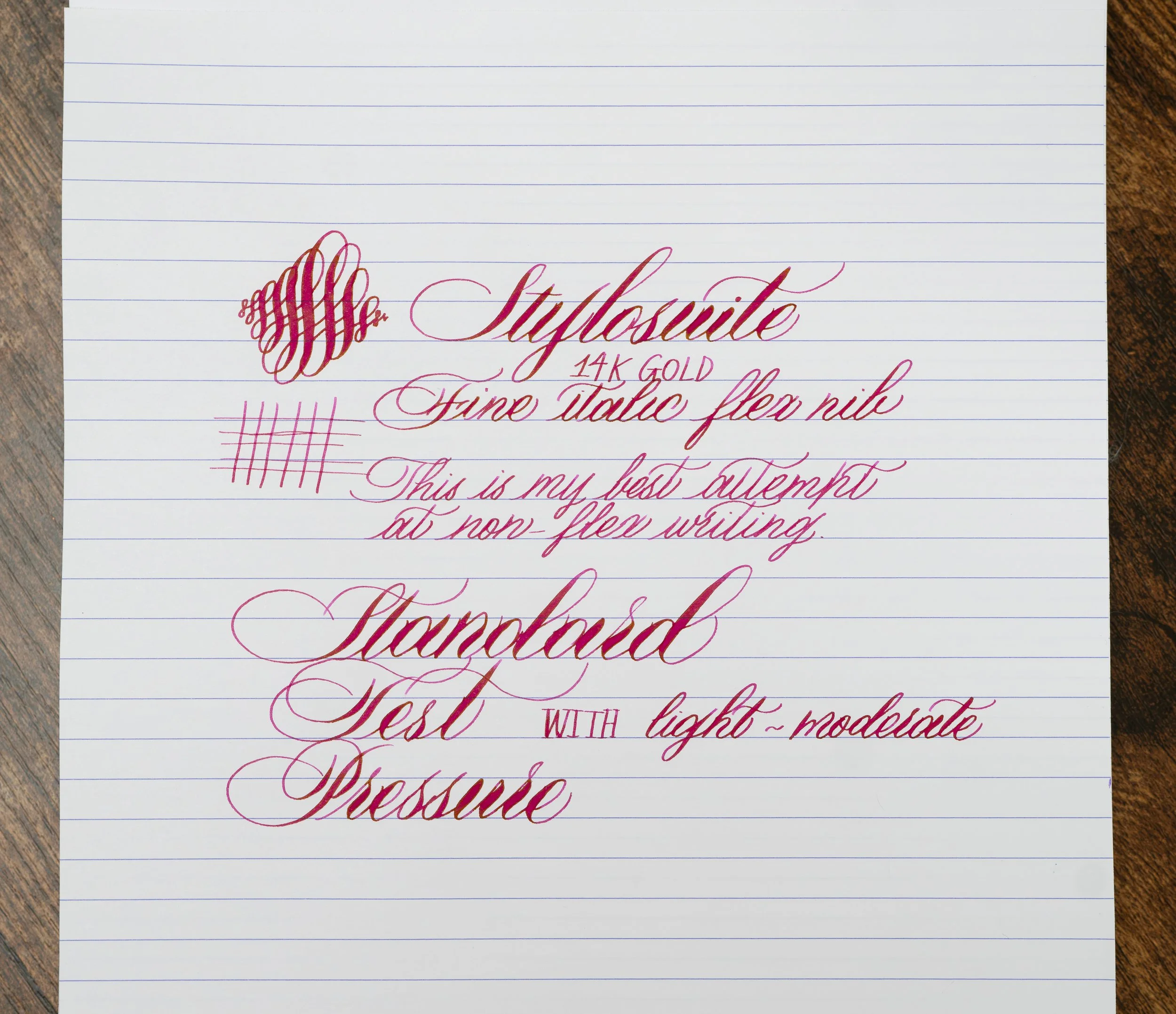 Stylosuite 14k gold fine italic flex nib fountain pen,  Maverick Pens fountain pen, best flex nib fountain pen, flexible nib fountain pen review, iroshizuku tsutsuji