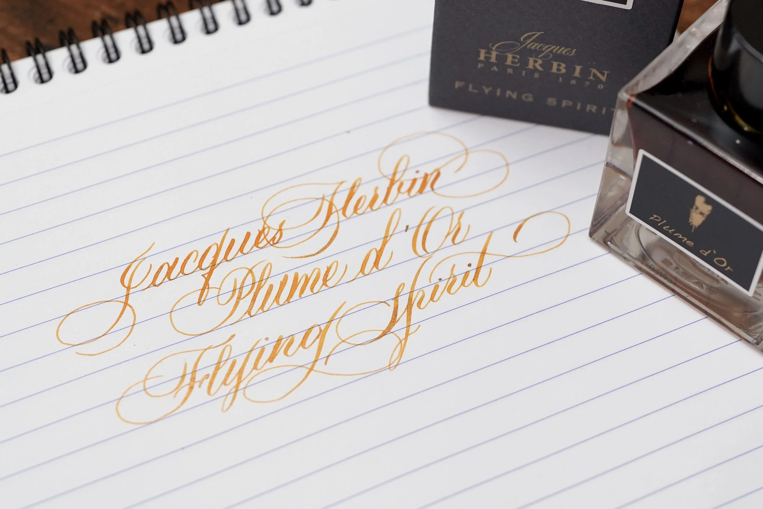 Pilot 912 FA nib writing example, flex nib fountain pen calligraphy
