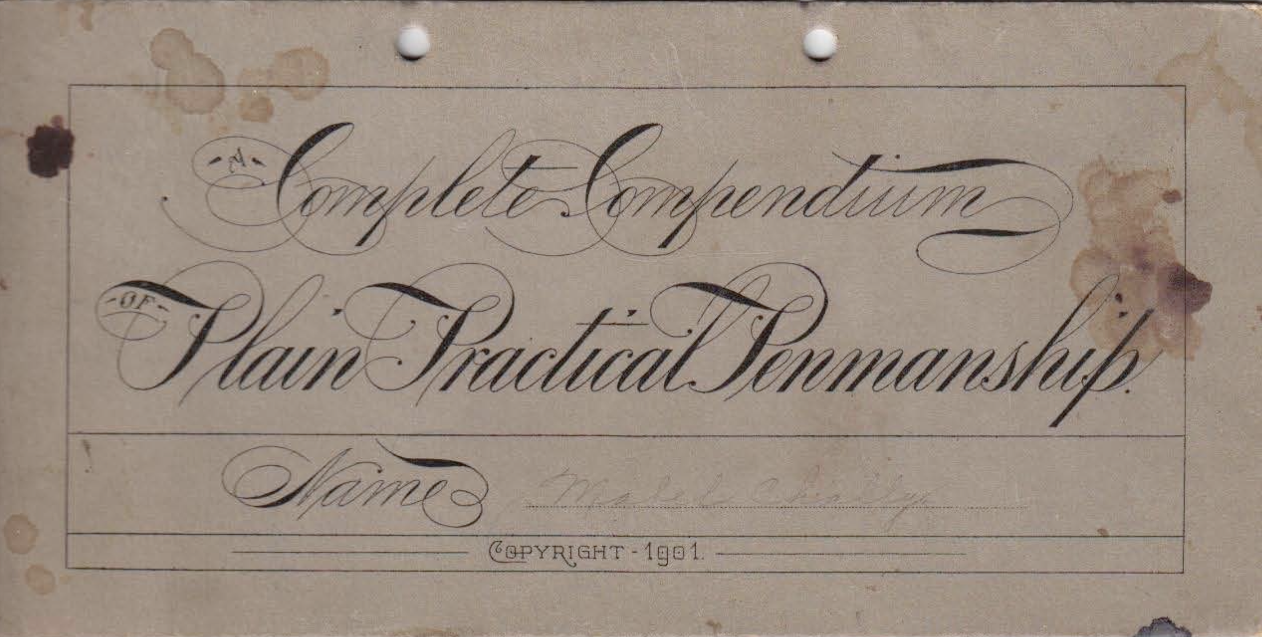Spencerian script and copperplate style comparison