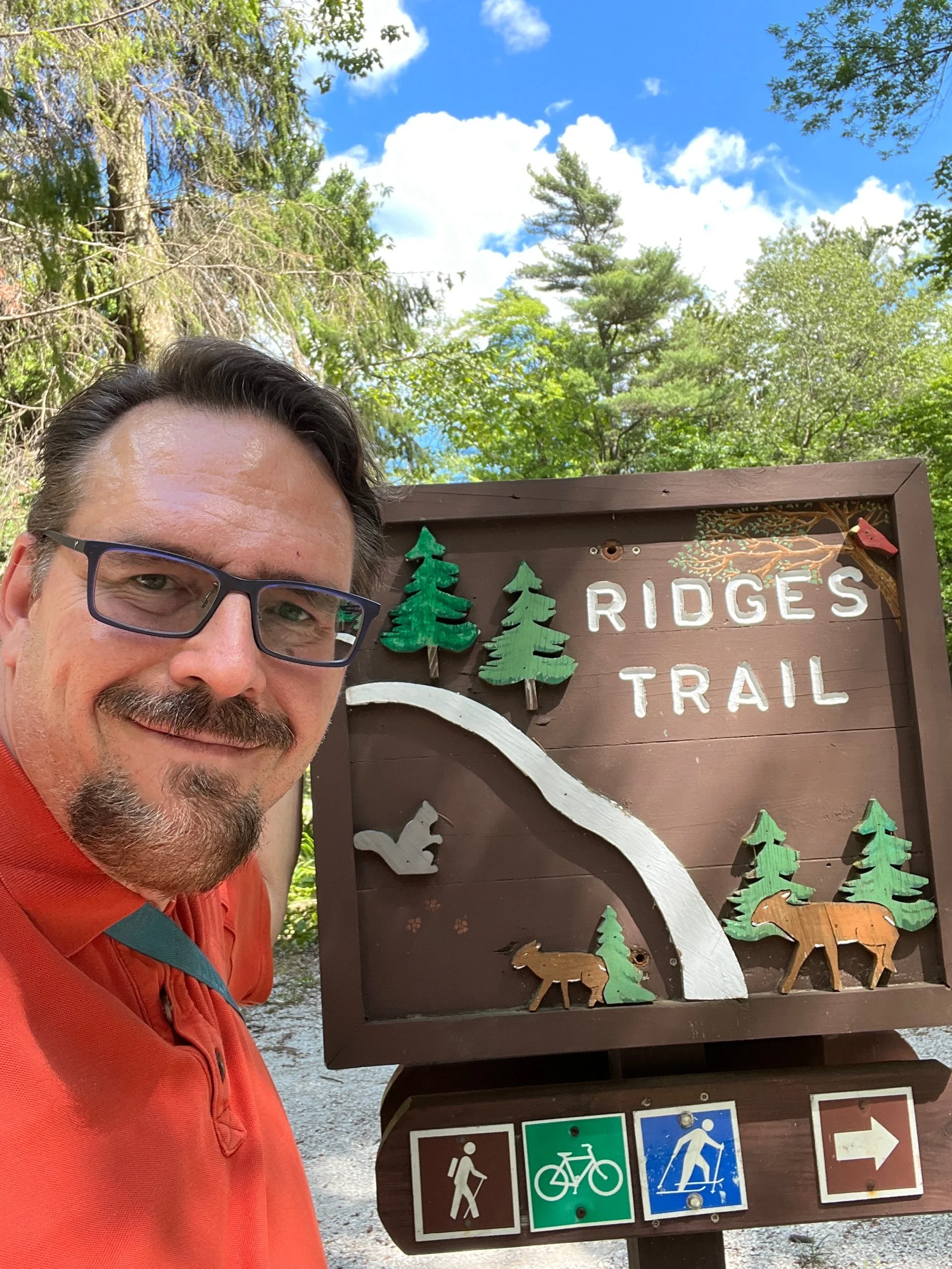 On the trail!