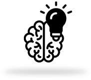 Black silhouette of a dog looking at a butterfly