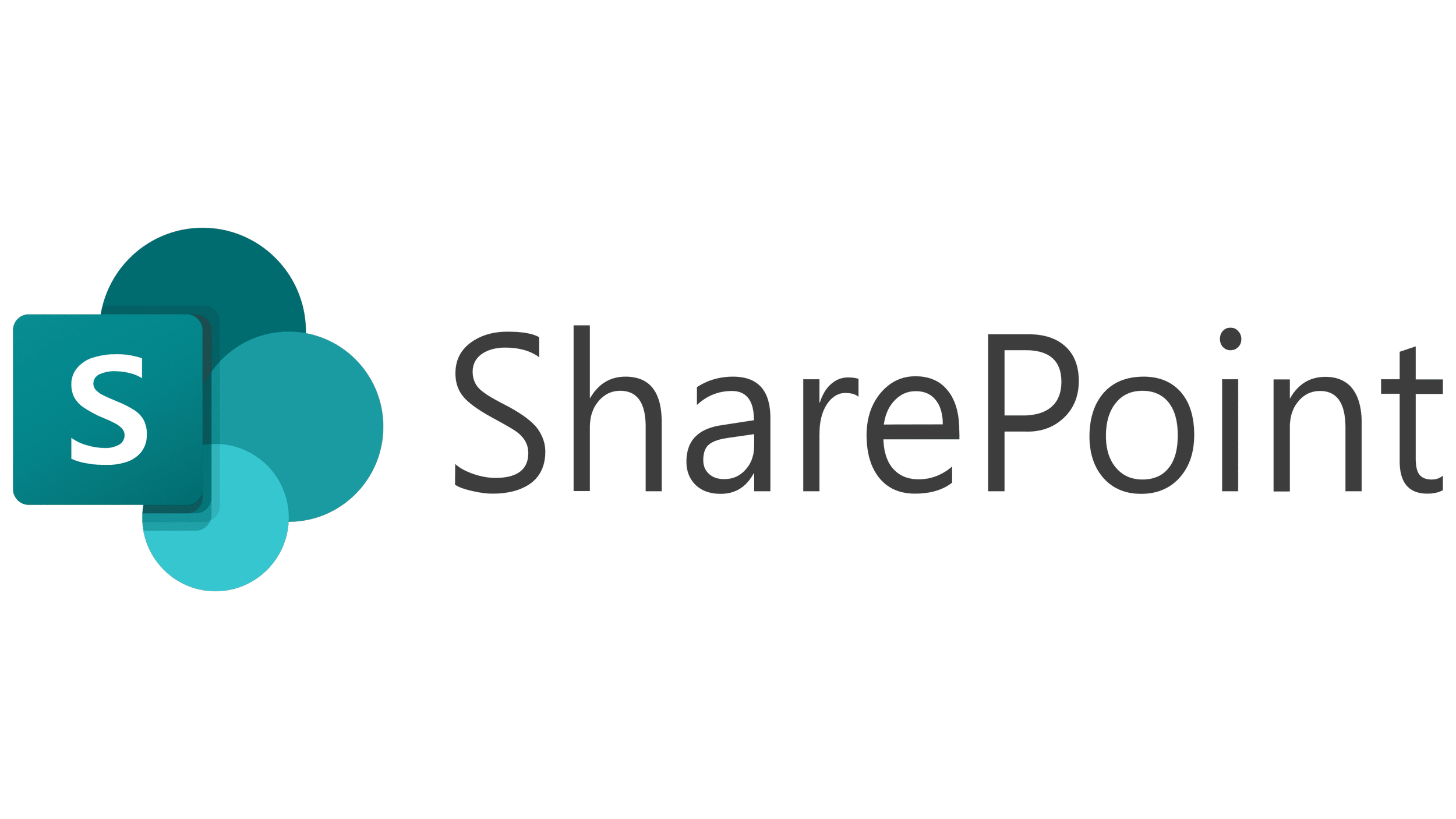 SharePoint logo with text