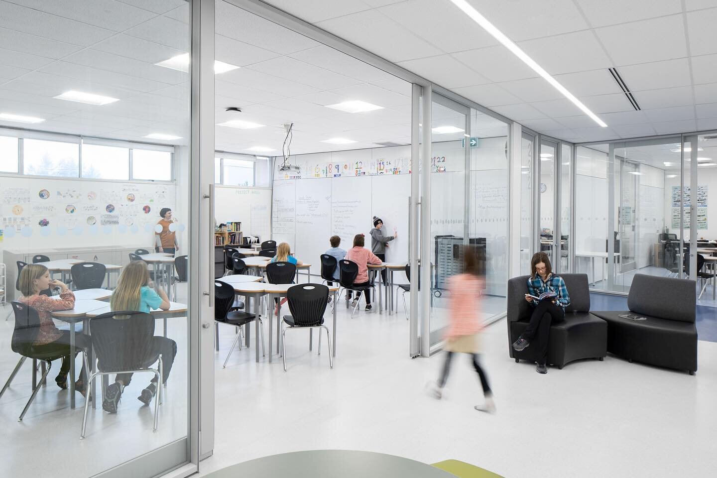 Presenting rapid interior construction at its finest. 

With school back in motion, this is the time to showcase our stunning reformation of Don Ross Middle School. Within the time stamp of 5 months, we helped transform a 70-year-old building into a 