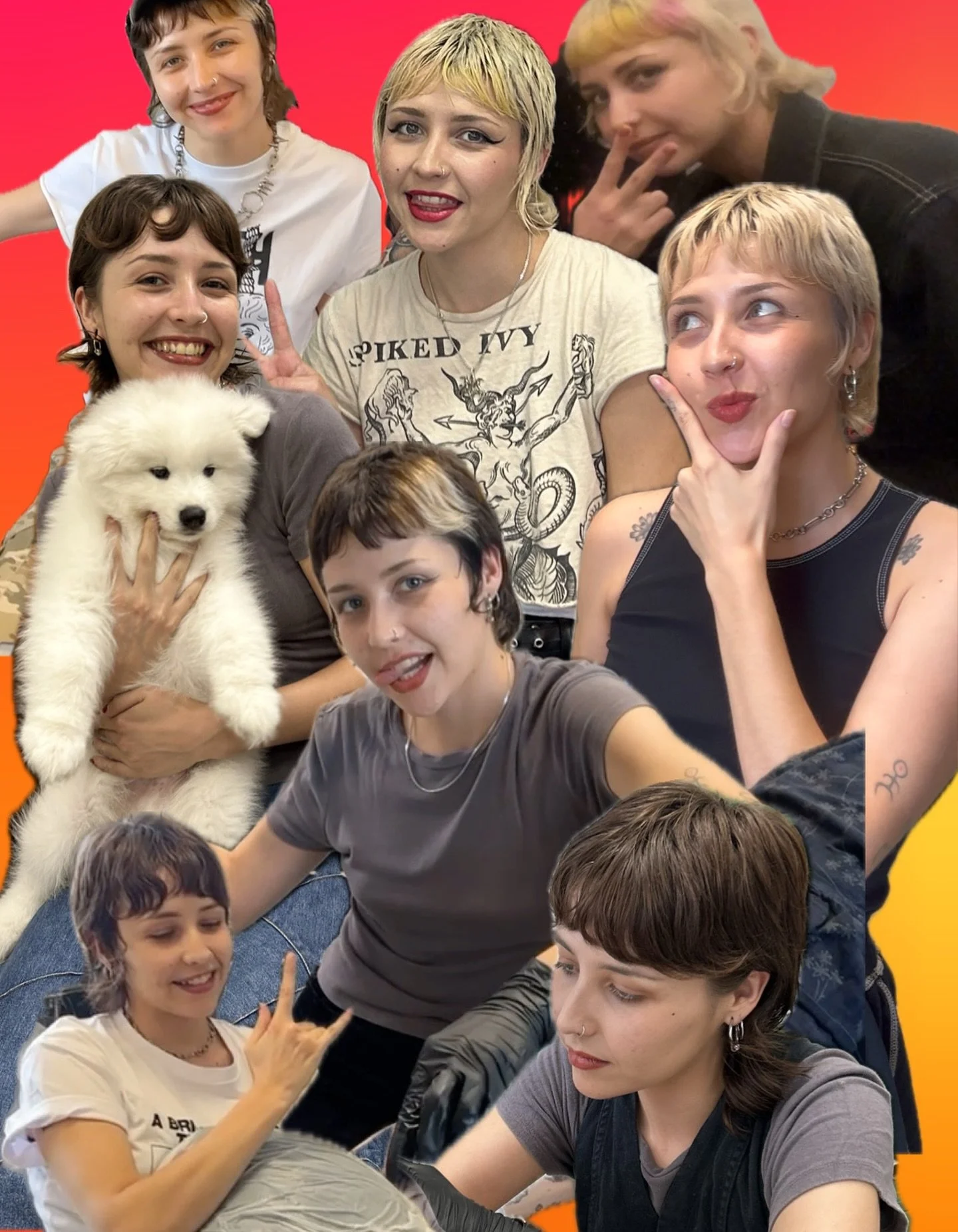 This week we say goodbye to our pal Summer @spiked_ivy as she moves onwards to the next part of her tat journey 🥹 
Please enjoy this unhinged montage from our time spent together, thank you for all of the good times and we wish you all the best for 